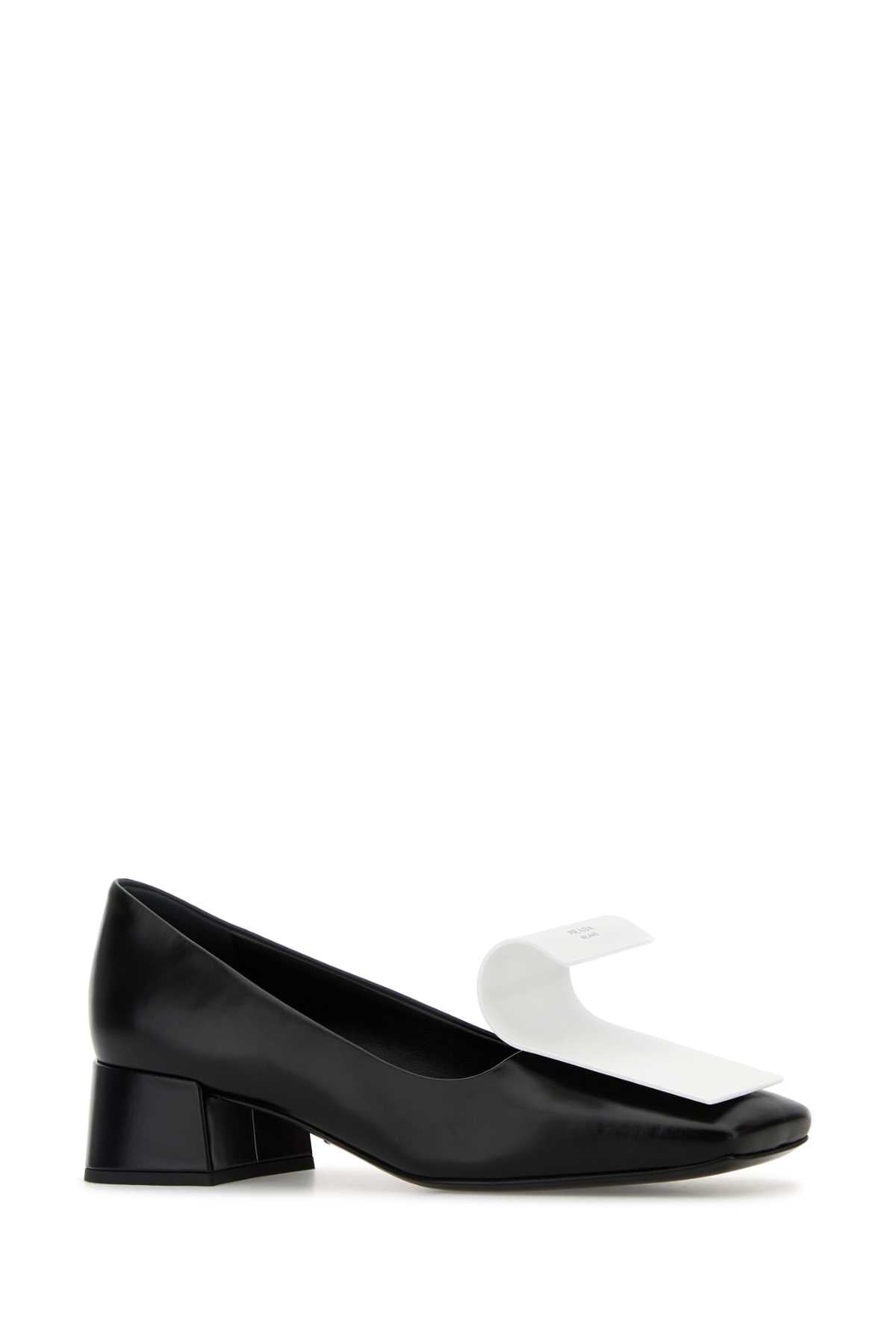 Prada Women Two-Tone Leather Pumps PRADA
