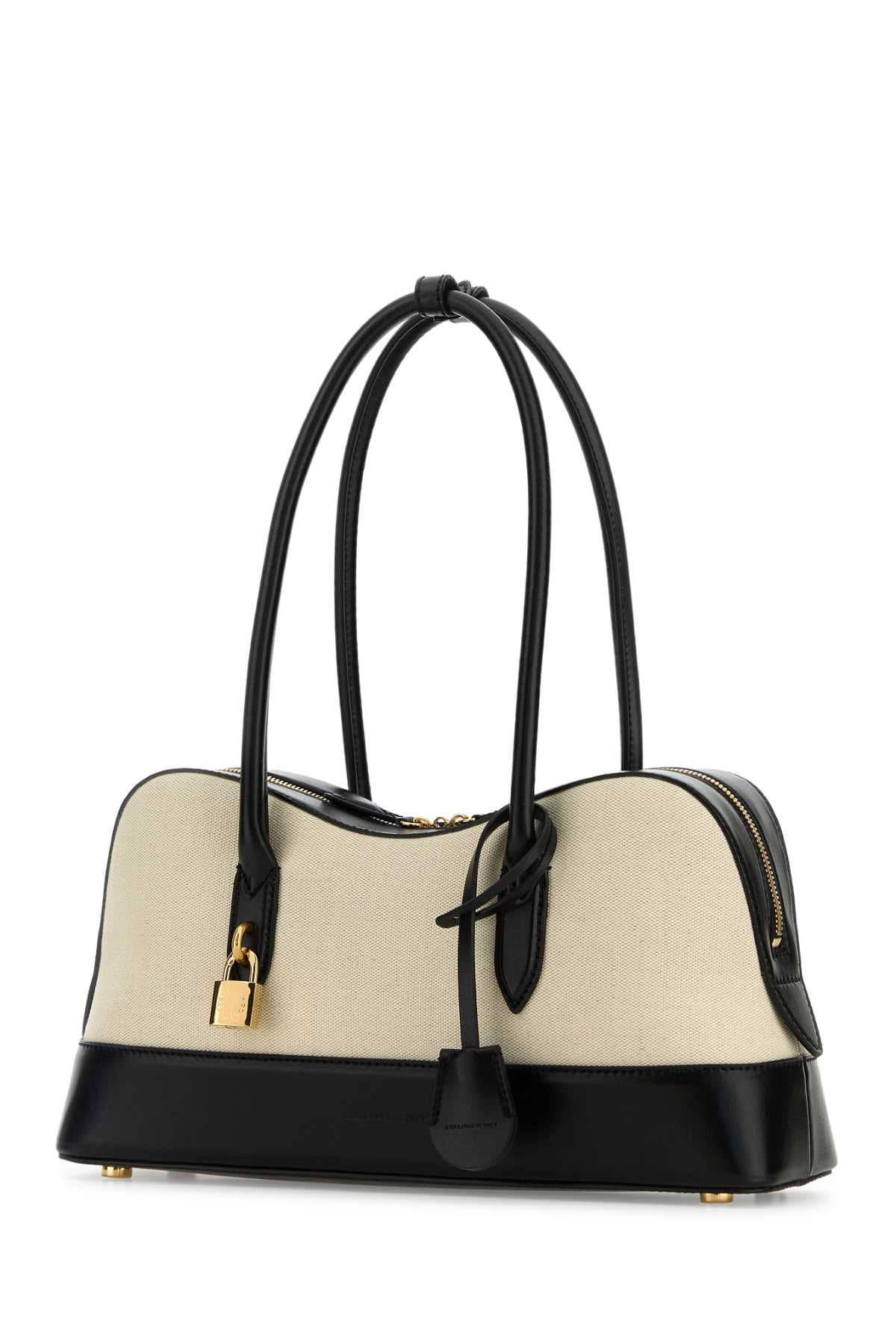 Stella Mccartney Women Sand Canvas Ryder Shoulder Bag STELLA MCCARTNEY