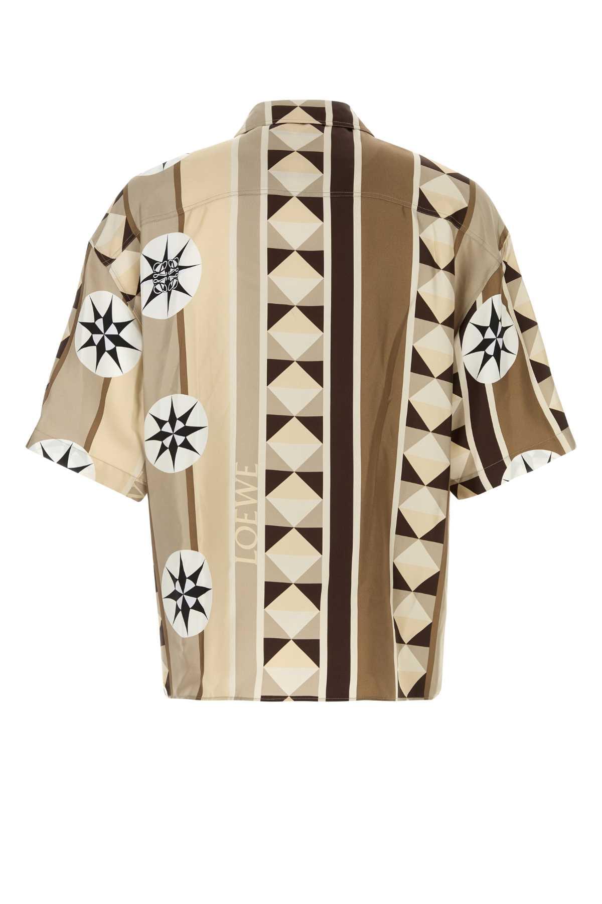 Loewe Paula's Ibiza Men Printed Satin Paula S Ibiza Shirt LOEWE
