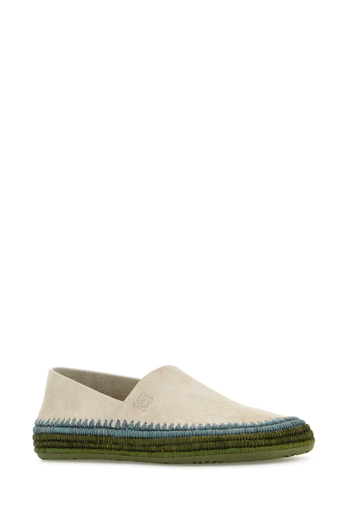 Loewe Paula's Ibiza Men Chalk Suede Paula S Ibiza Rio Espadrilles LOEWE
