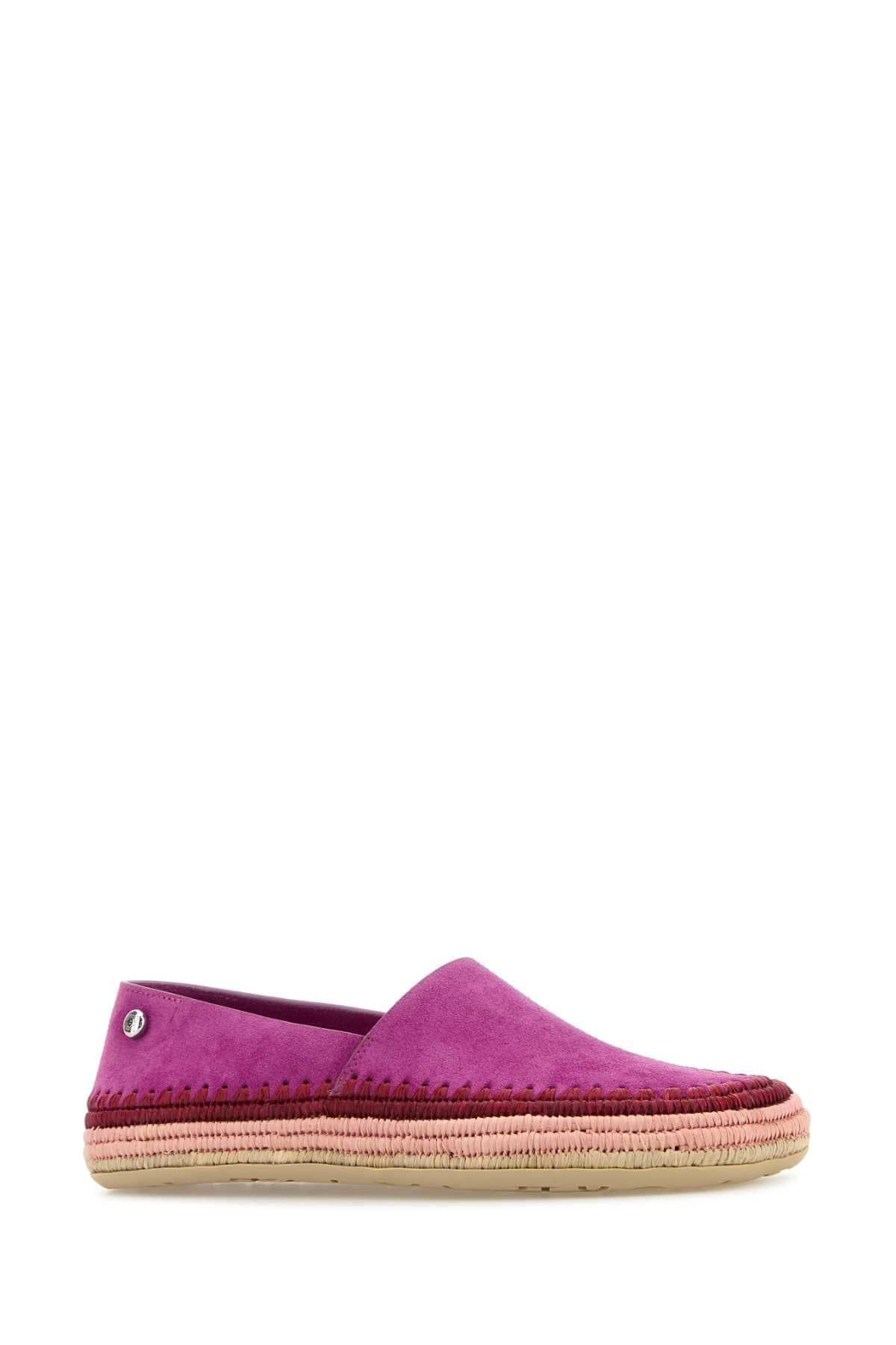 Loewe Paula's Ibiza Women Fuchsia Suede Paula S Ibiza Rio Espadrilles LOEWE