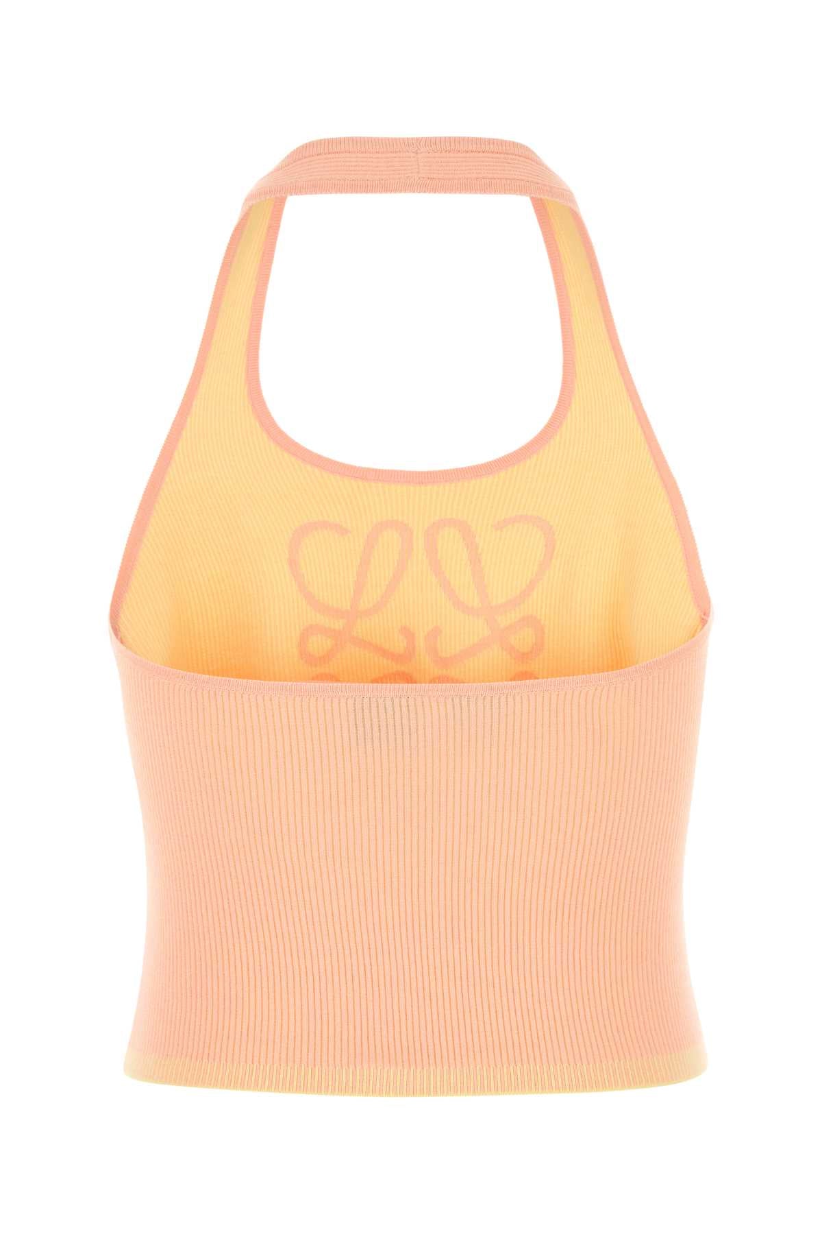 Loewe Paula's Ibiza Women Pastel Orange Viscose Paula S Ibiza Blend Top LOEWE