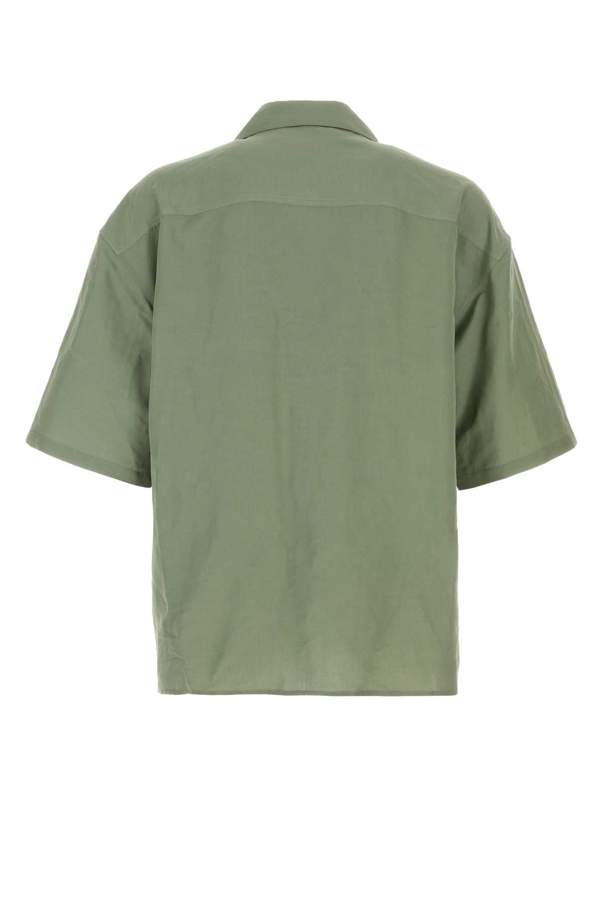 Loewe Paula's Ibiza Men Green Viscose Blend Paula S Ibiza Shirt LOEWE