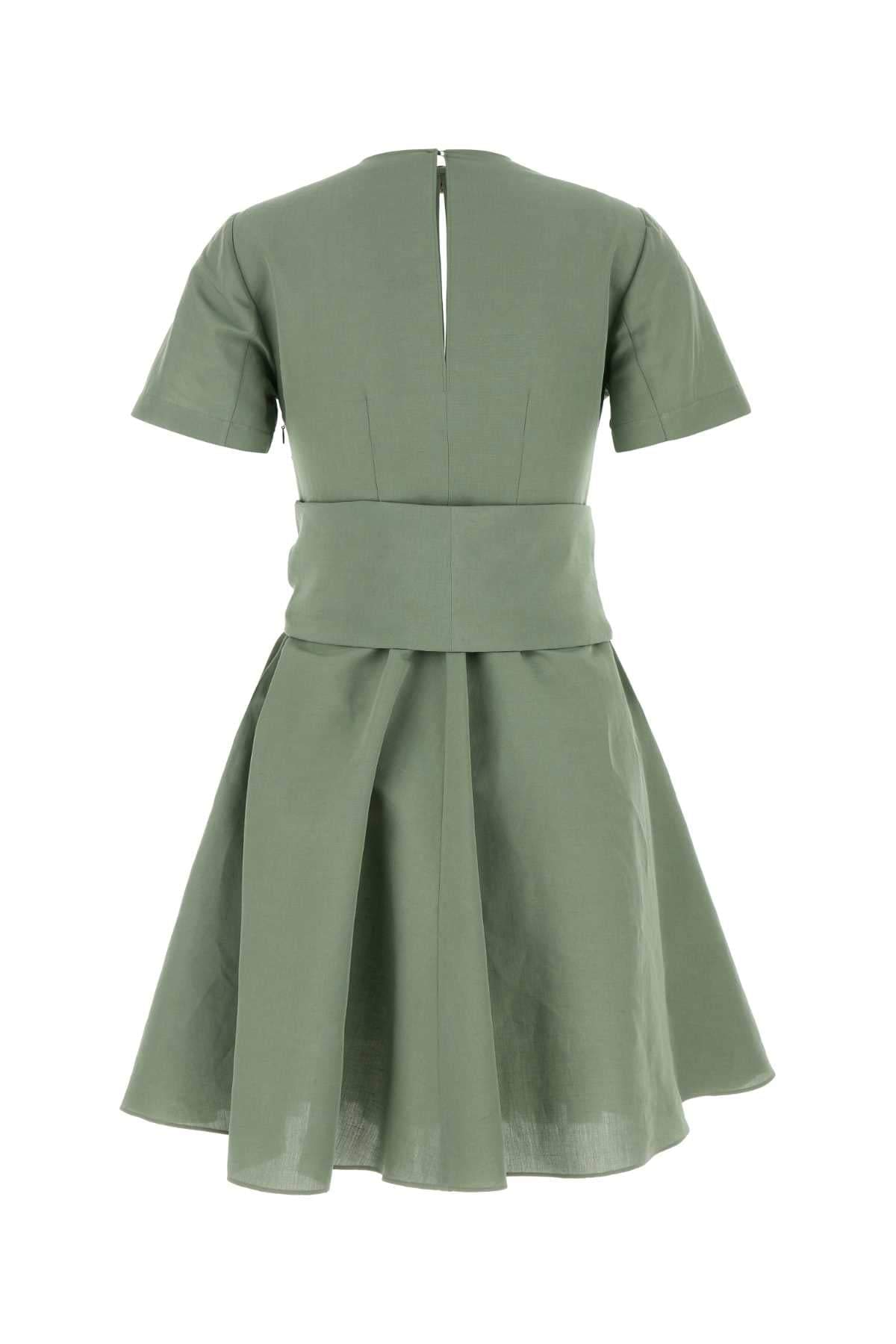 Loewe Paula's Ibiza Women Sage Green Viscose Blend Paula S Ibiza Dress LOEWE