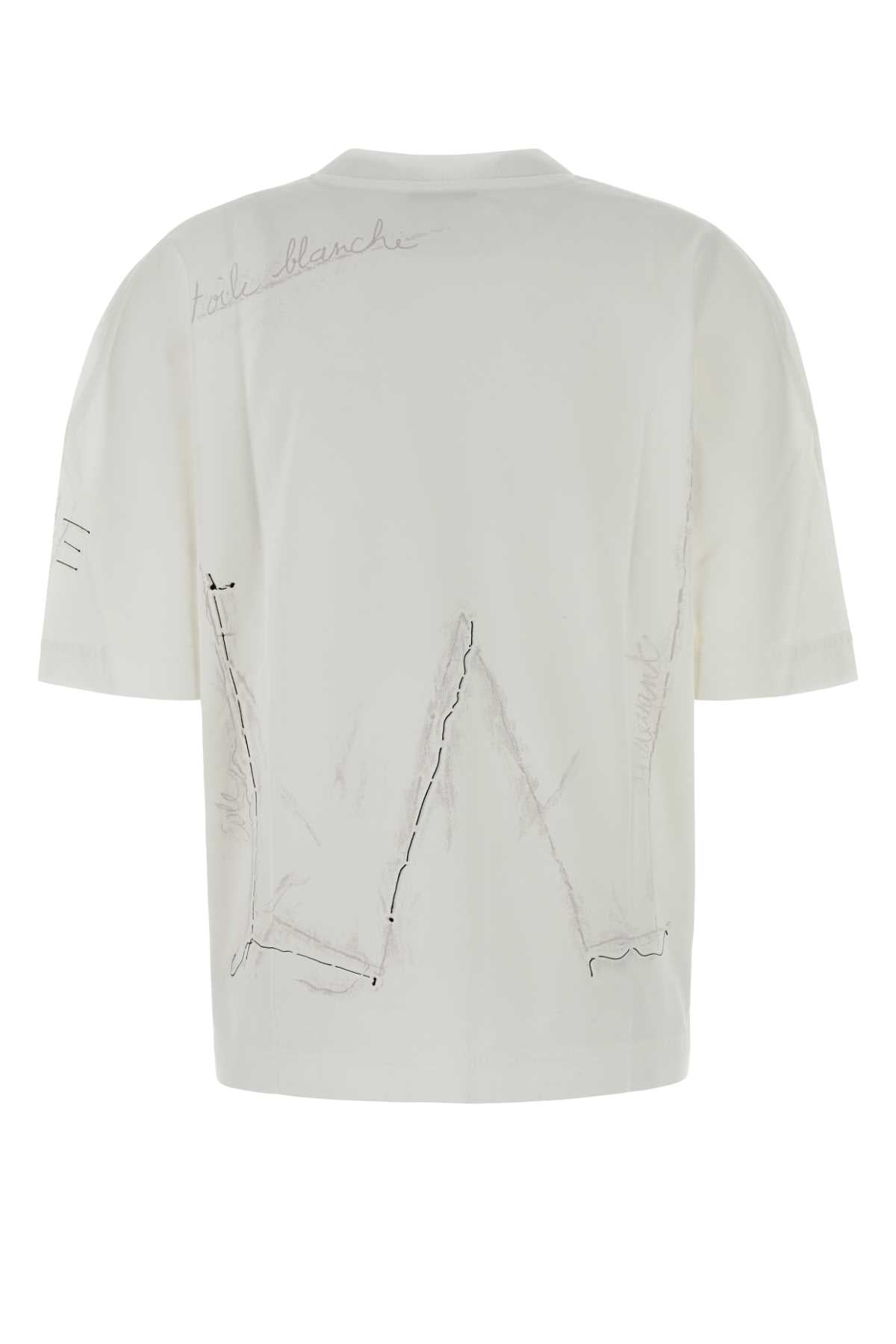 Givenchy Women White Cotton Oversize T-Shirt GIVENCHY