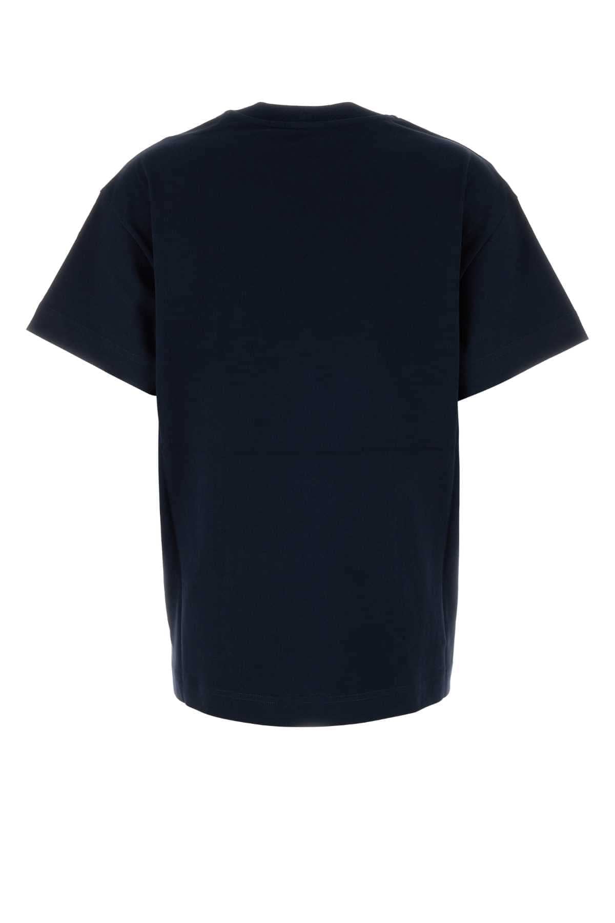 Givenchy Women Navy Blue Cotton Oversize T-Shirt GIVENCHY
