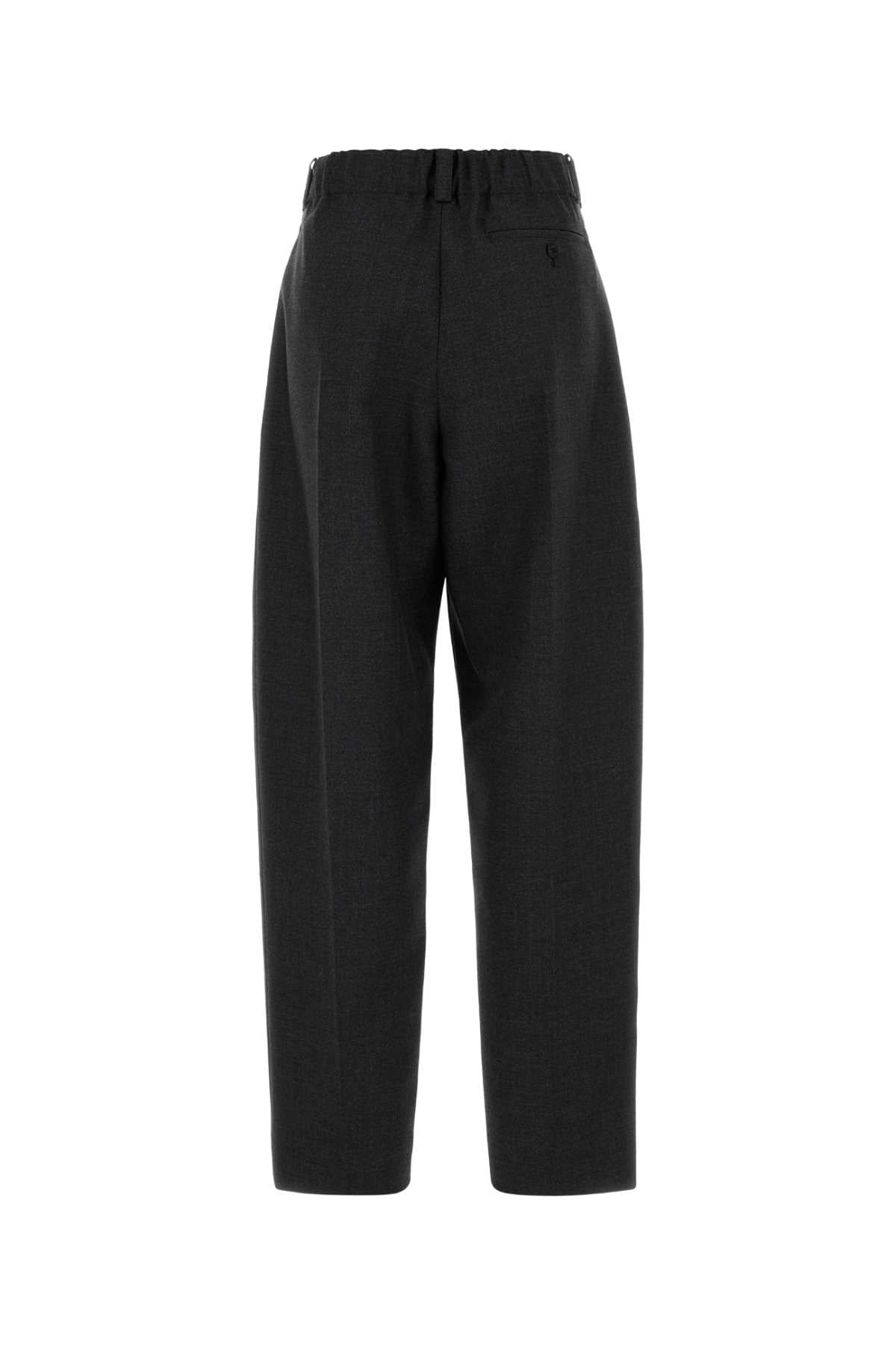 Givenchy Women Charcoal Wool Pant GIVENCHY