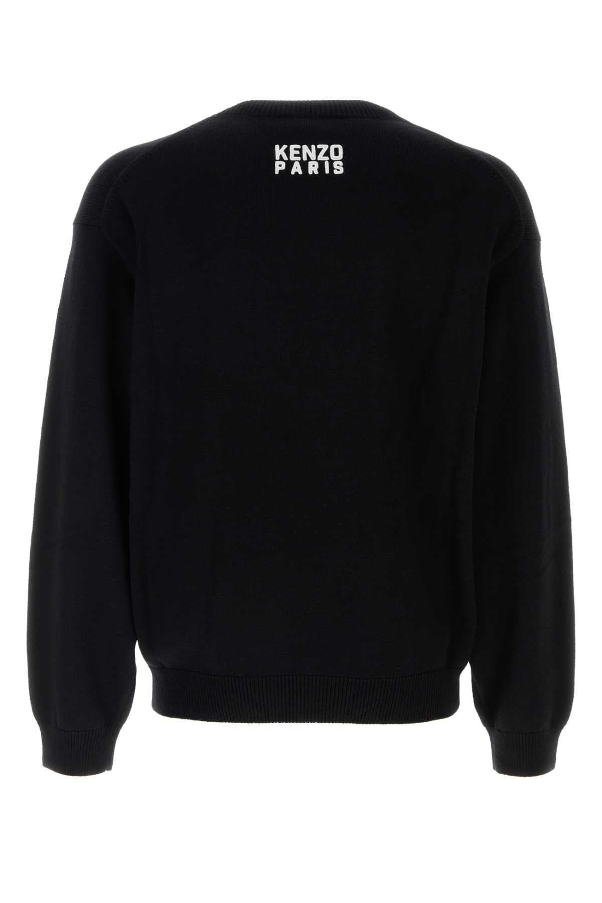 Kenzo Men Black Wool Blend Sweater KENZO