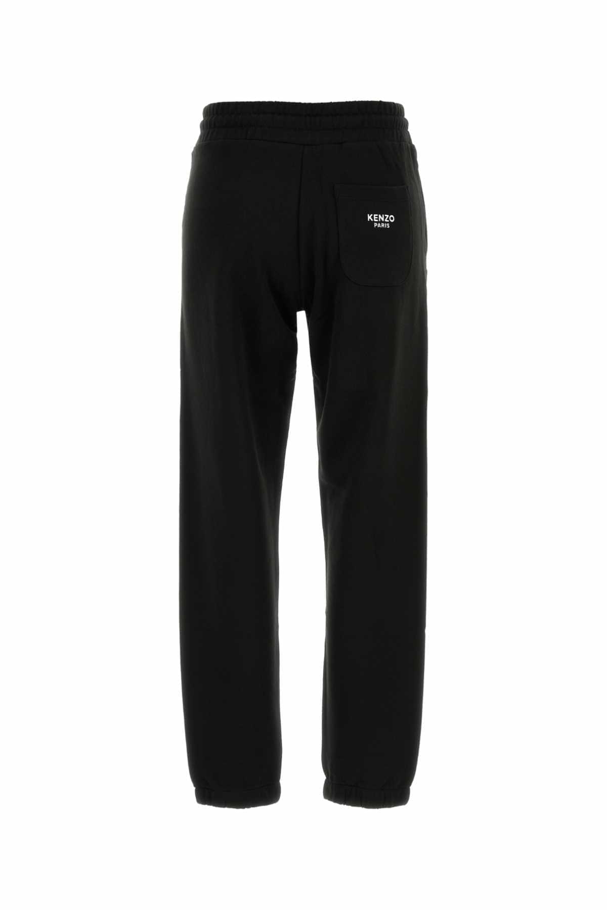 Kenzo Women Black Cotton Joggers KENZO