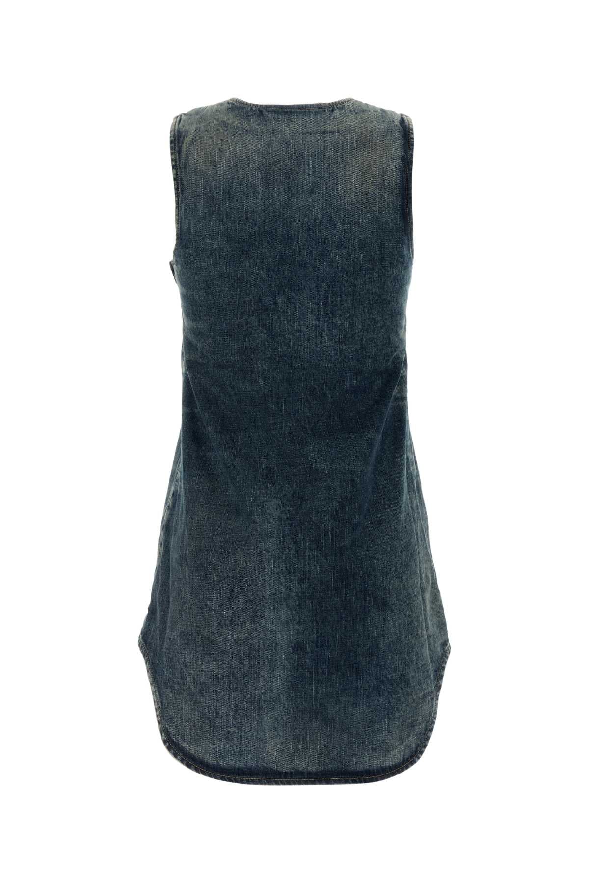 Diesel Women Denim Mini Dress DIESEL