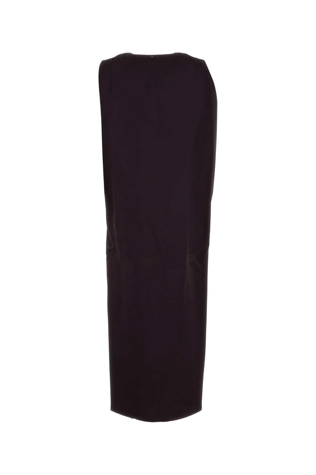 Sportmax Women Aubergine Satin Austria1234 Dress SPORTMAX