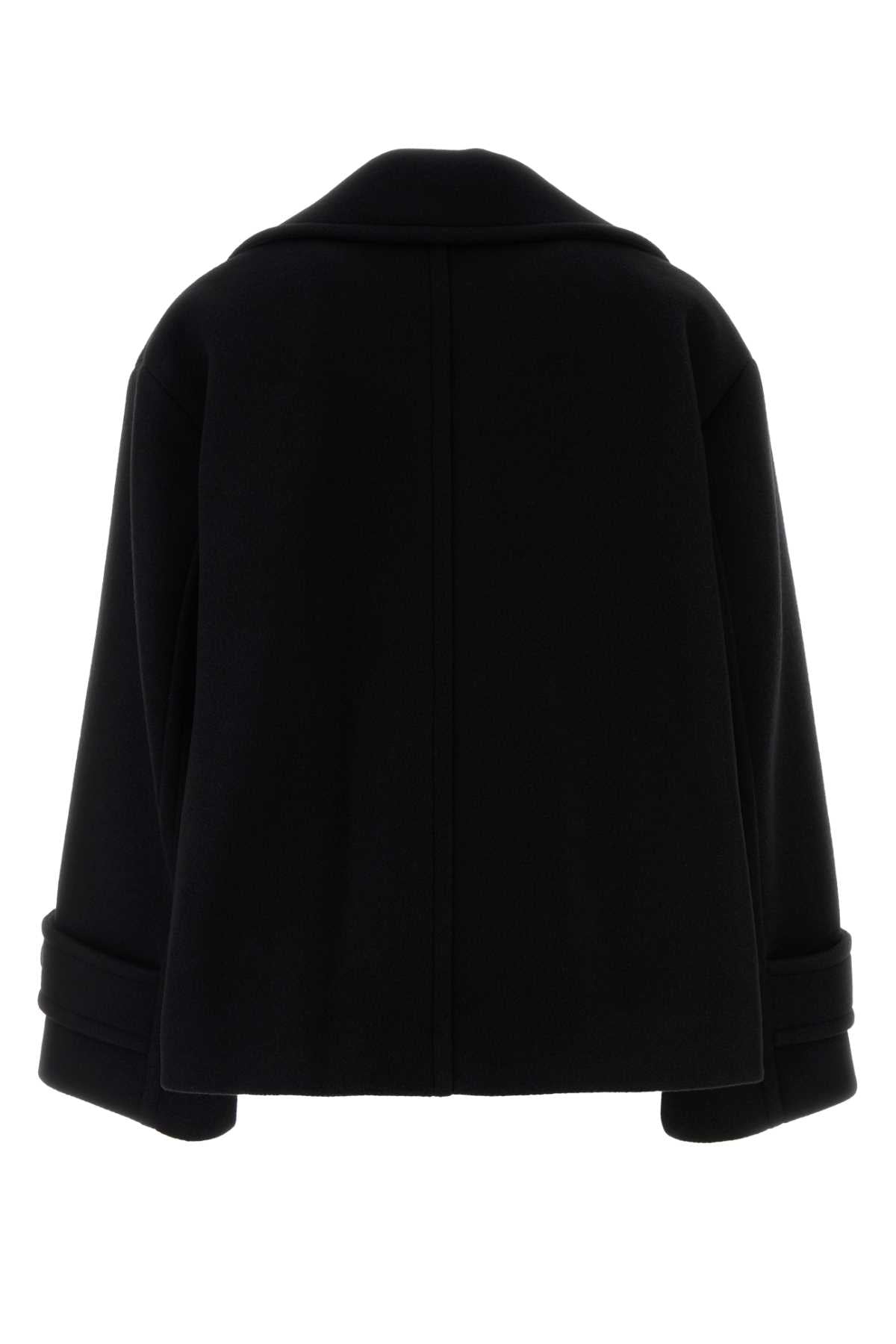 Chloe Women Black Wool Blend Coat CHLOE