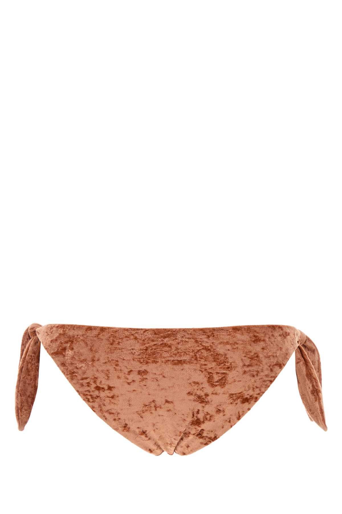 Chloe Women Peach Stretch Velvet Bikini Slip CHLOE