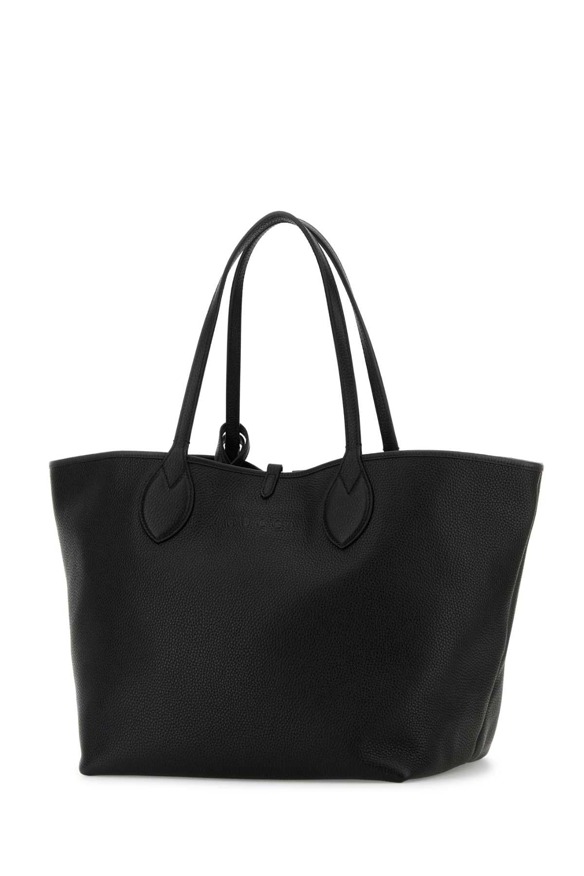 Gucci Women Black Leather Reversible Shopping Bag GUCCI