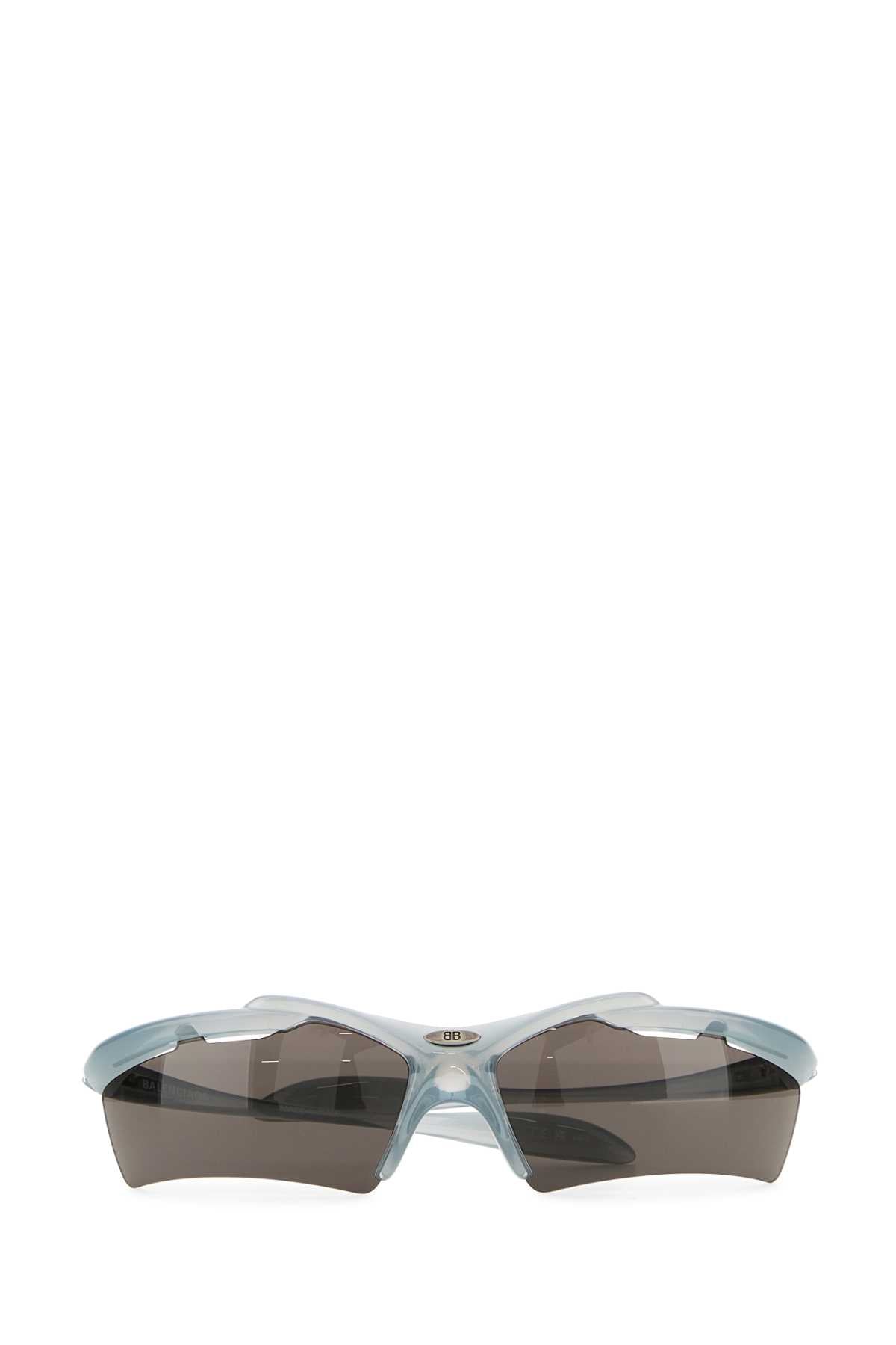 Balenciaga Women Light Blue Acetate Turbo Rectangle Sunglasses BALENCIAGA