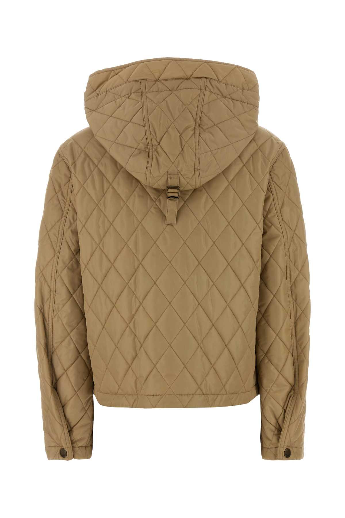 Burberry Women Beige Nylon Jacket BURBERRY