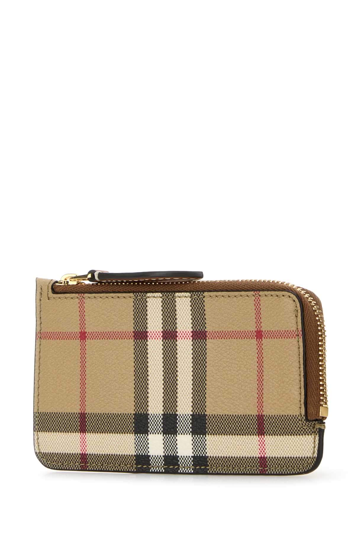 Burberry Women Printed Canvas Card Holder BURBERRY