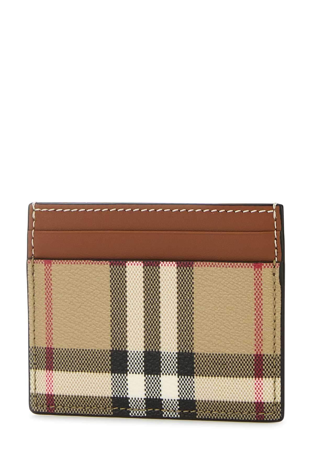 Burberry Women Printed Canvas Card Holder BURBERRY