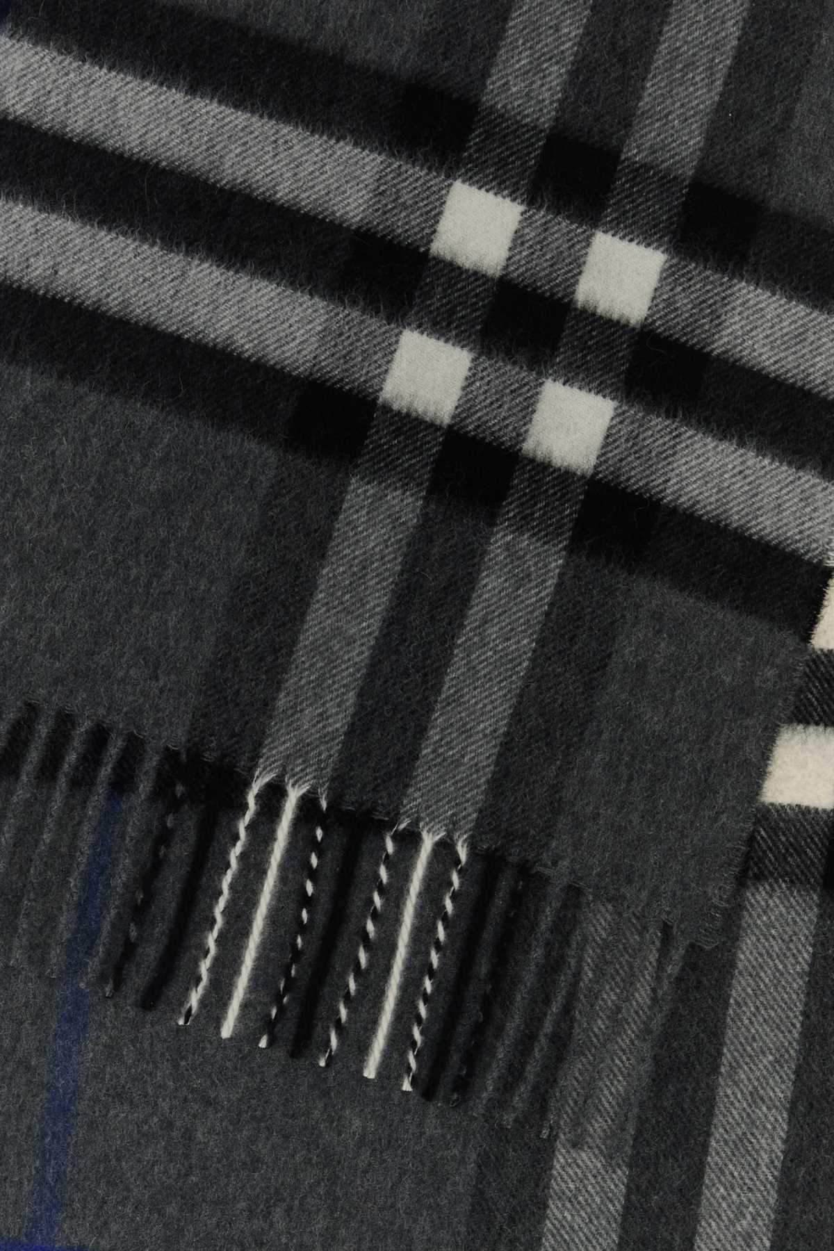 Burberry Unisex Embroidered Cashmere Scarf BURBERRY