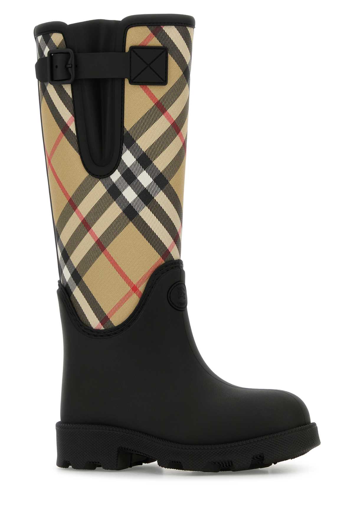 Burberry Women Printed Rubber Marsh Stamp Boots BURBERRY