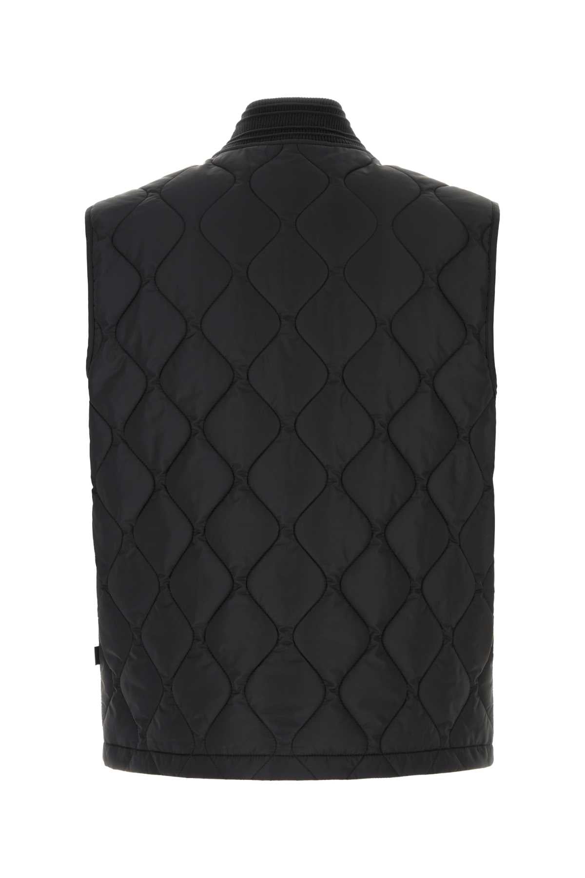 Burberry Men Black Nylon Vest BURBERRY