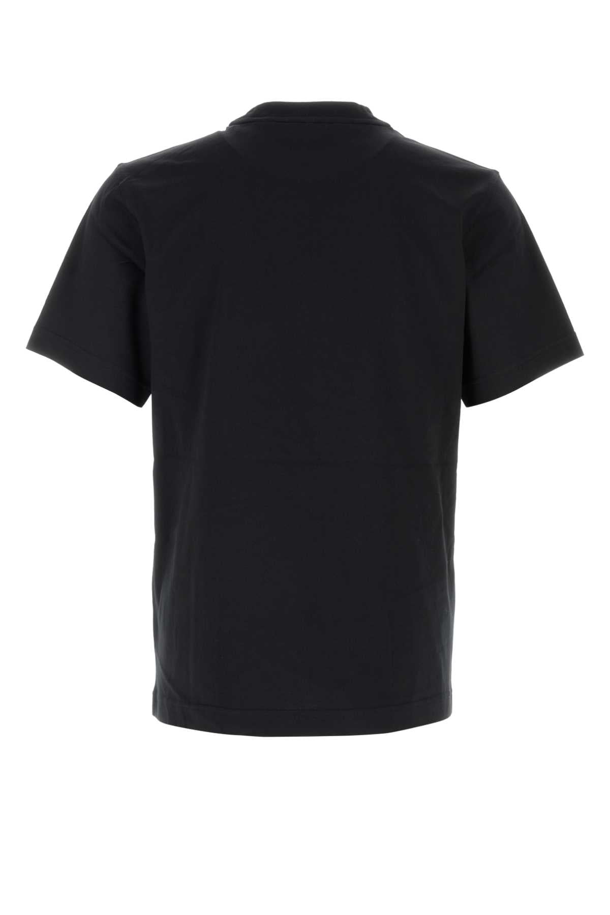 Burberry Men Black Cotton T-Shirt BURBERRY
