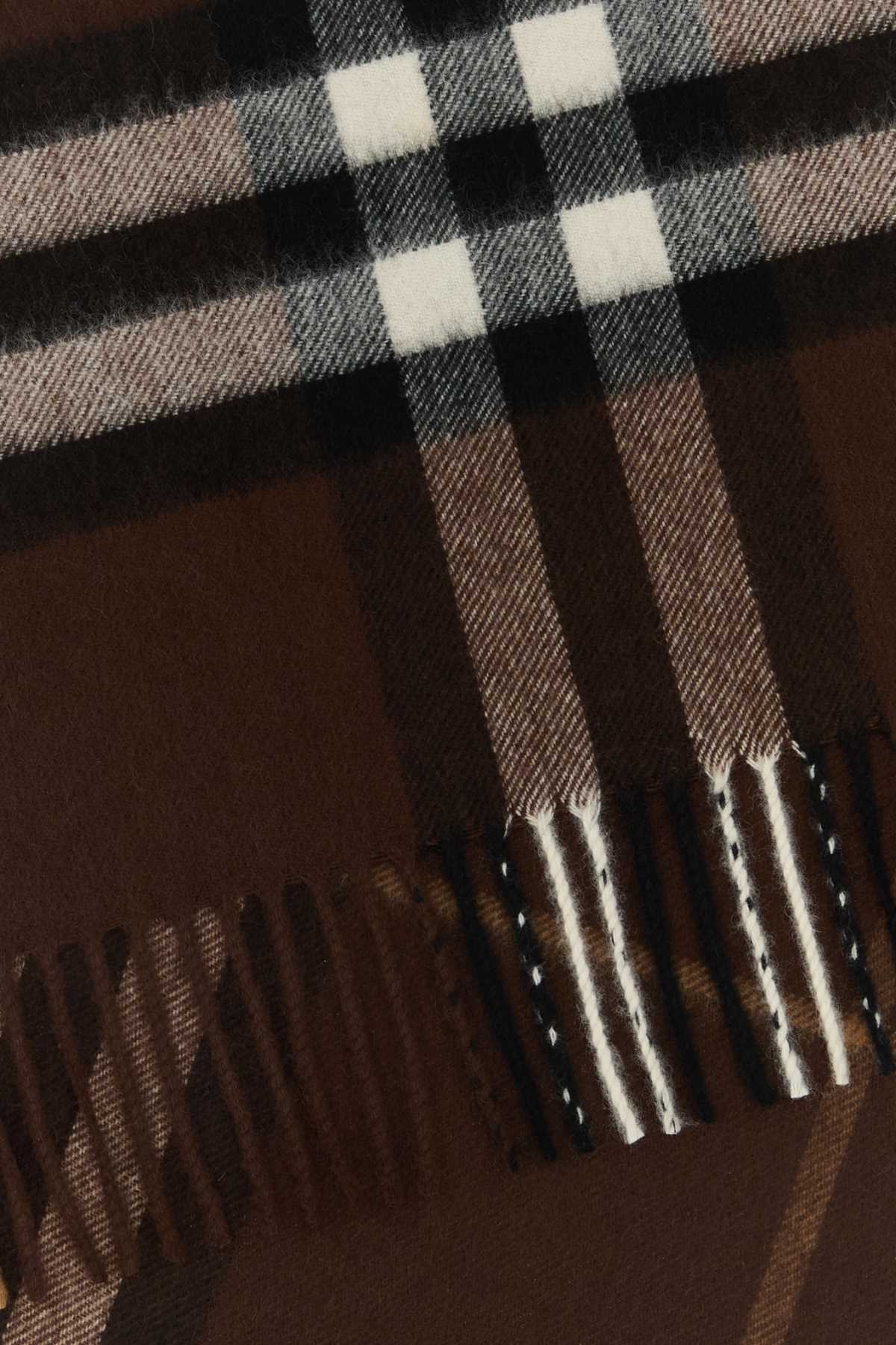 Burberry Unisex Embroidered Cashmere Scarf BURBERRY