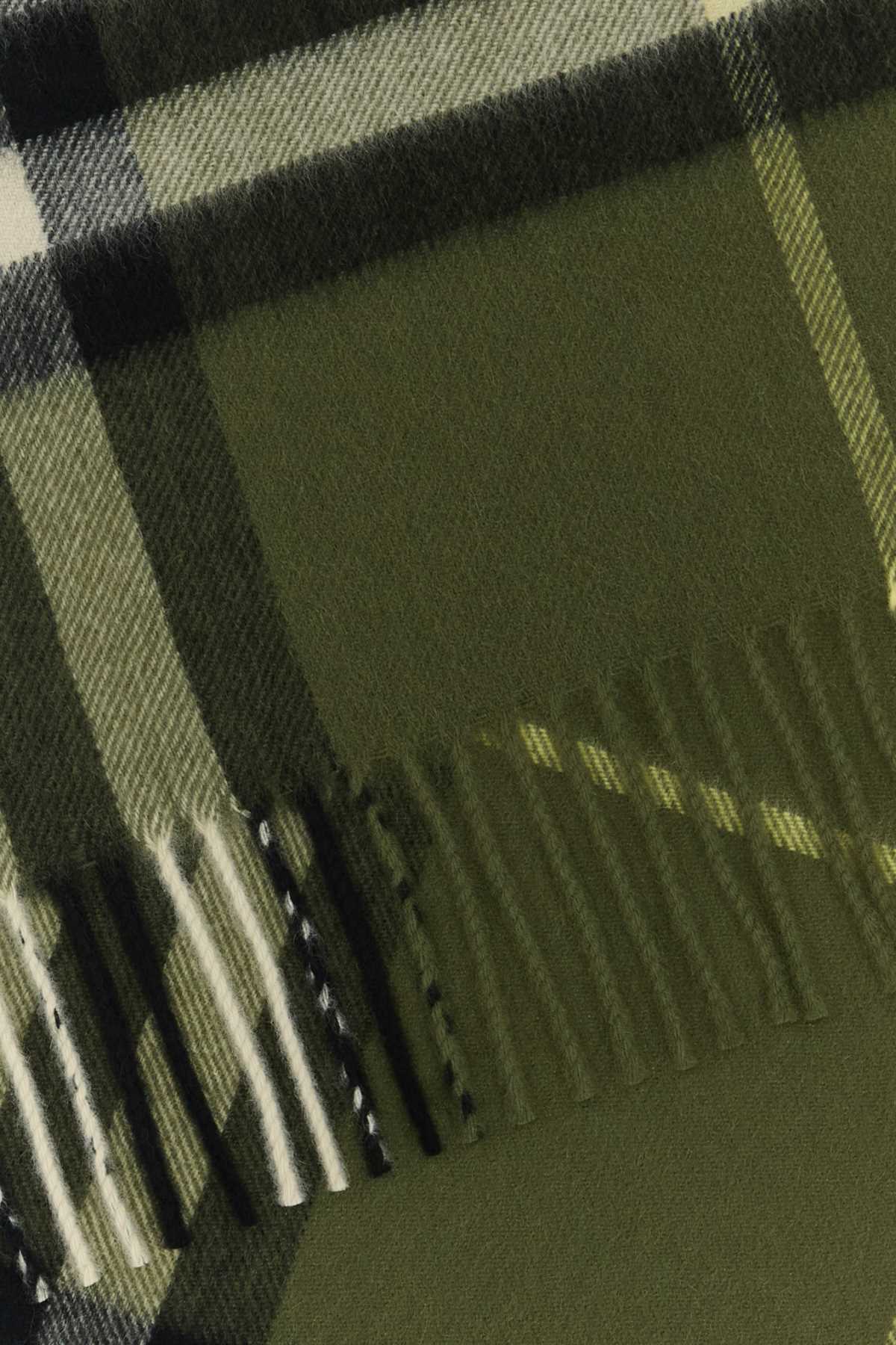 Burberry Unisex Embroidered Cashmere Scarf BURBERRY