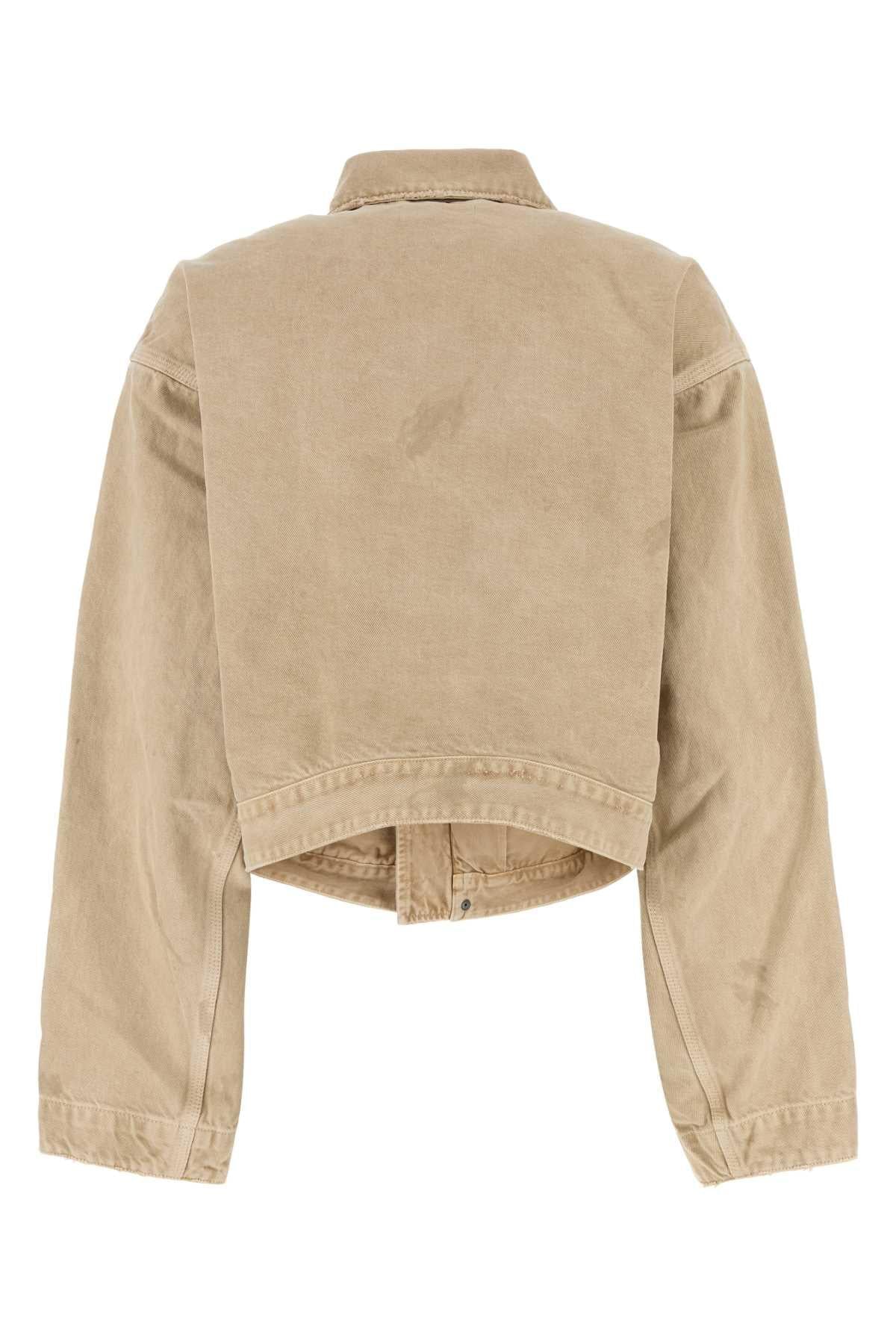 Balenciaga Women Beige Denim Jacket BALENCIAGA