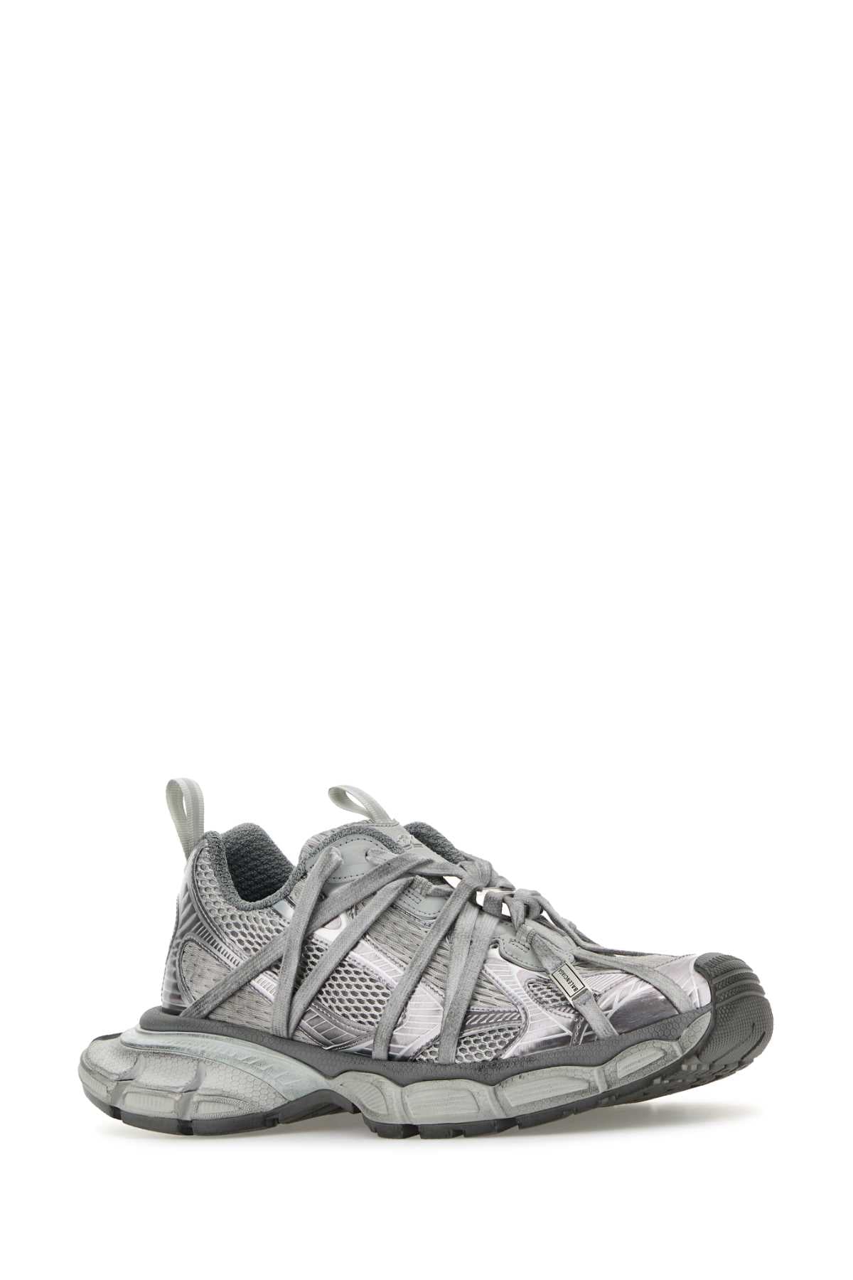 Balenciaga Men Grey Mesh And Rubber 3Xl Extreme Sneakers BALENCIAGA