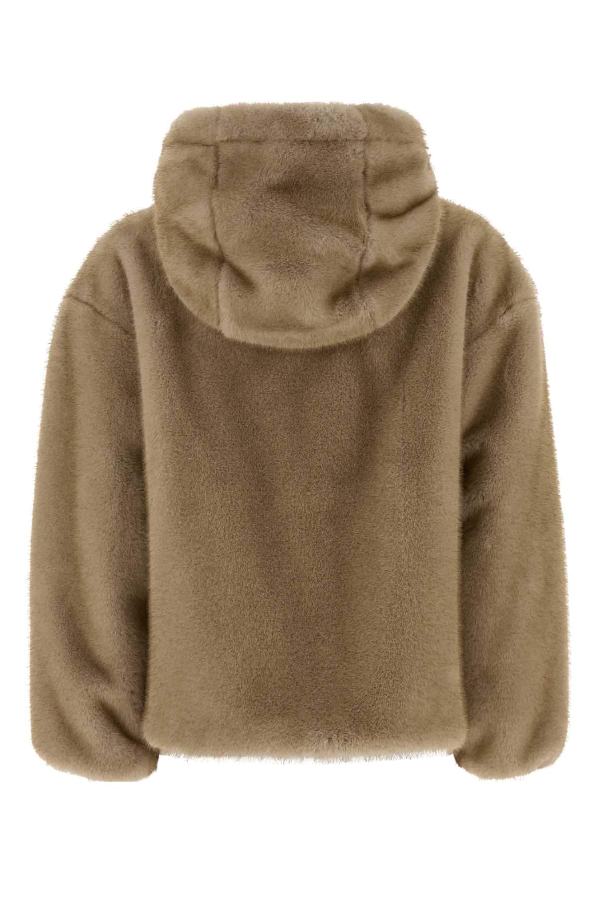 Herno Women Beige Eco Fur HERNO