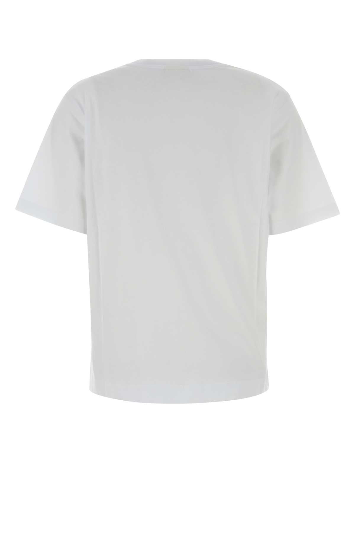 Dries Van Noten Women White Cotton Heydu T-Shirt DRIES VAN NOTEN