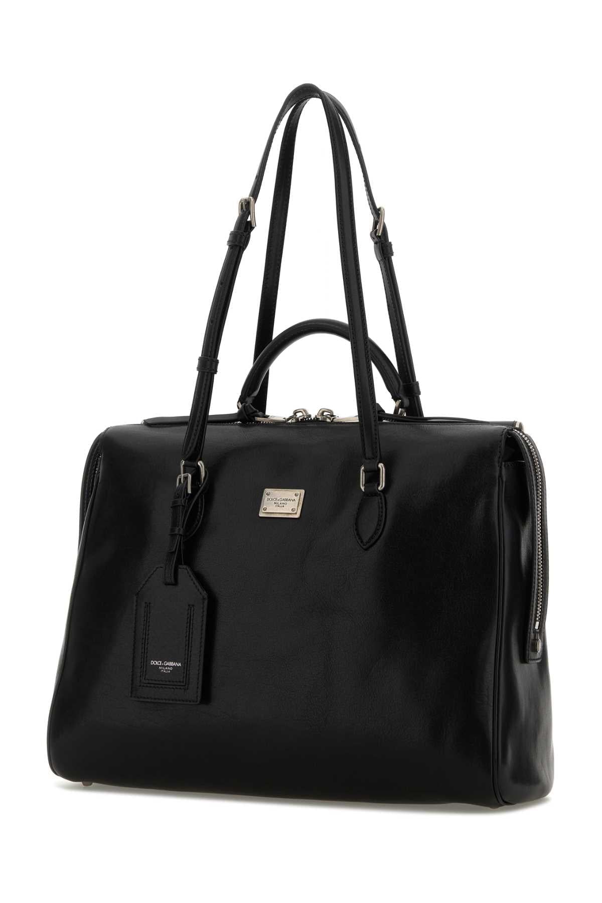 Dolce & Gabbana Women Black Leather Vittoria Handbag DOLCE & GABBANA
