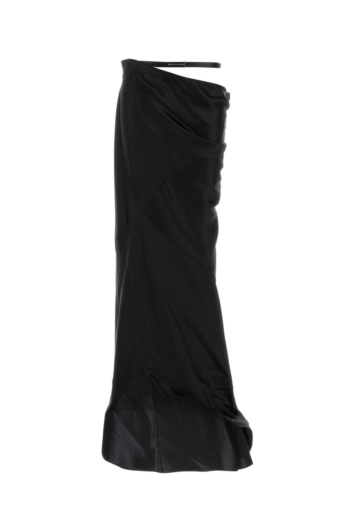 Tom Ford Women Black Satin Skirt TOM FORD
