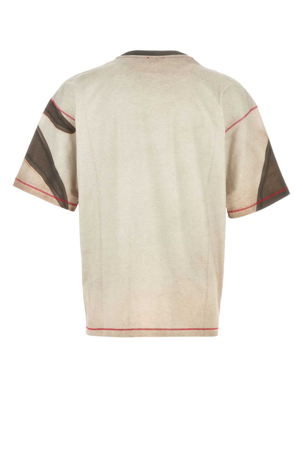 Diesel Men Printed Cotton T-Shirt DIESEL