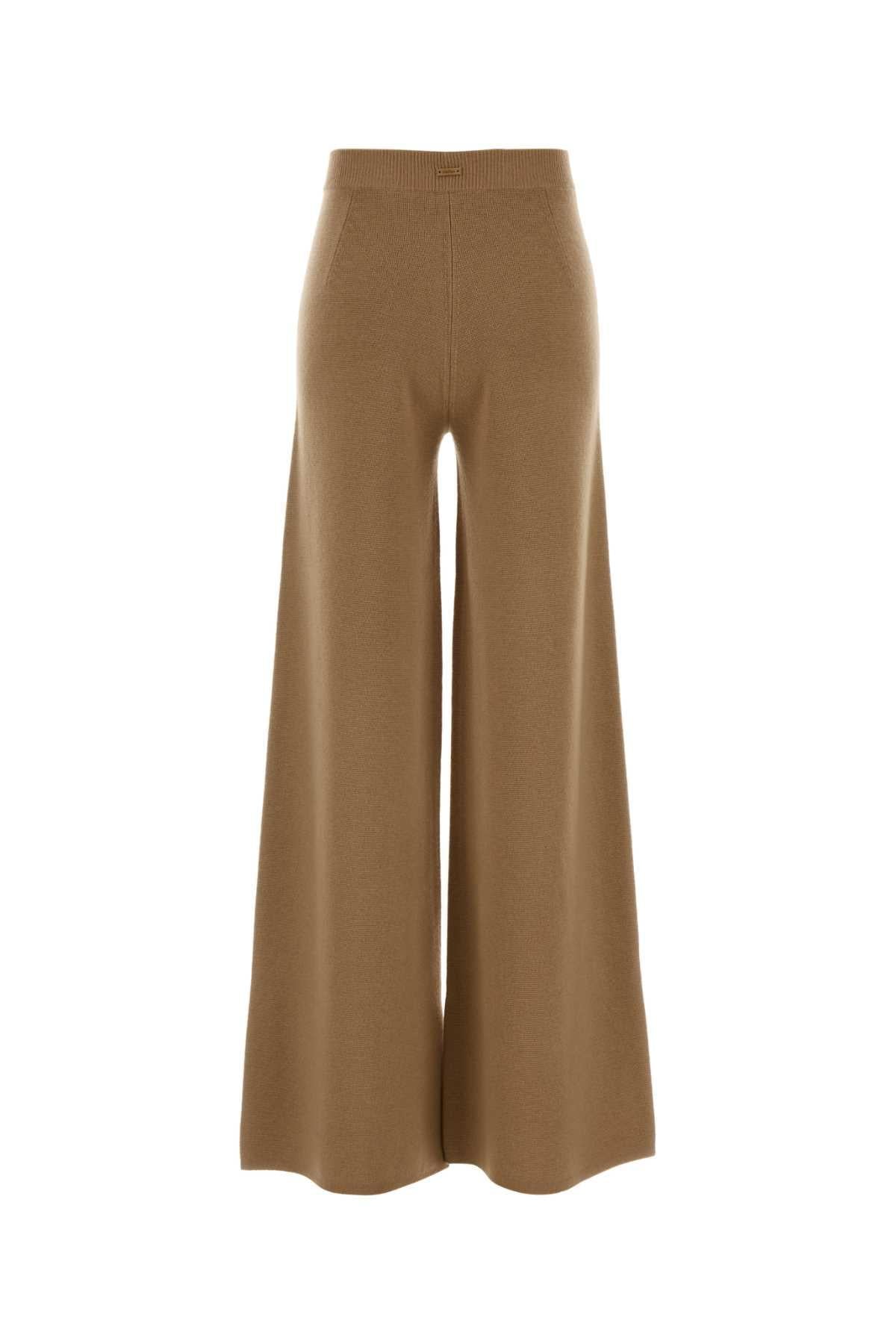 Max Mara Women Camel Wool Blend Judy Pant MAX MARA