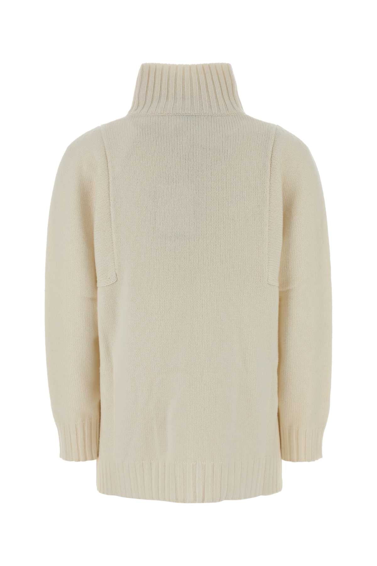 Max Mara Women White Cashmere Aceti Sweater MAX MARA