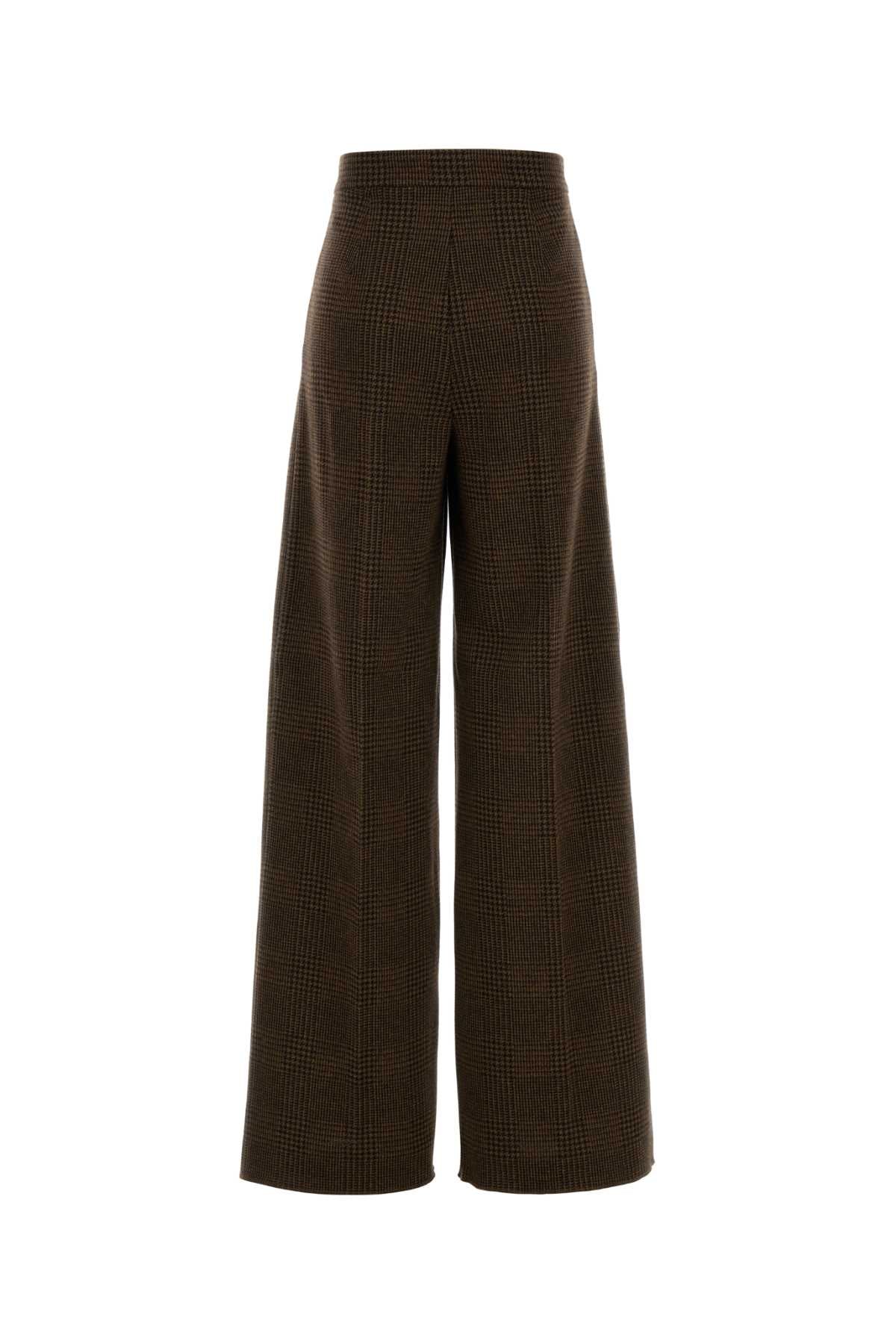 Max Mara Women Embroidered Cotton Blend Ponza Wide-Leg Pant MAX MARA
