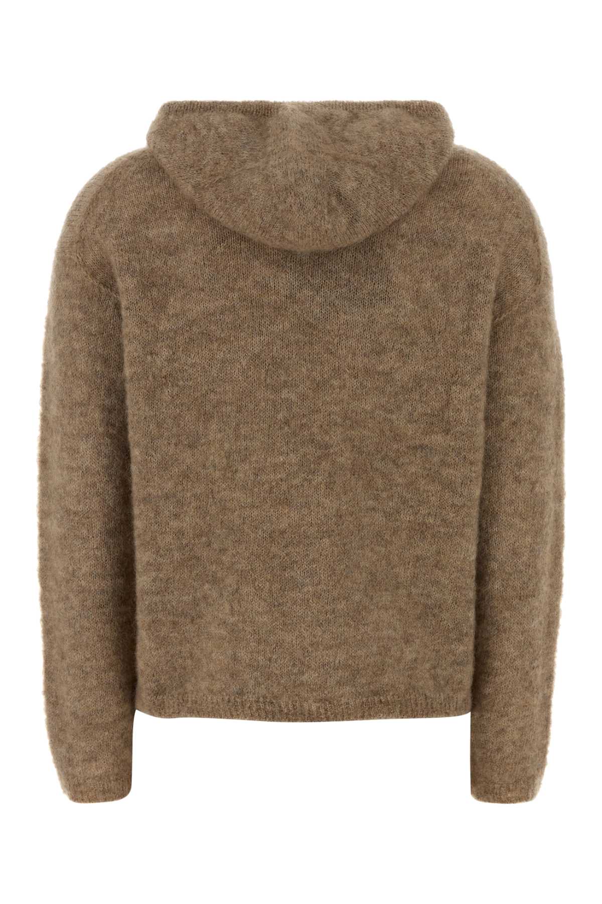 S Maxmara Women Beige Stretch Mohair Blend Attuale Sweater S MAX MARA