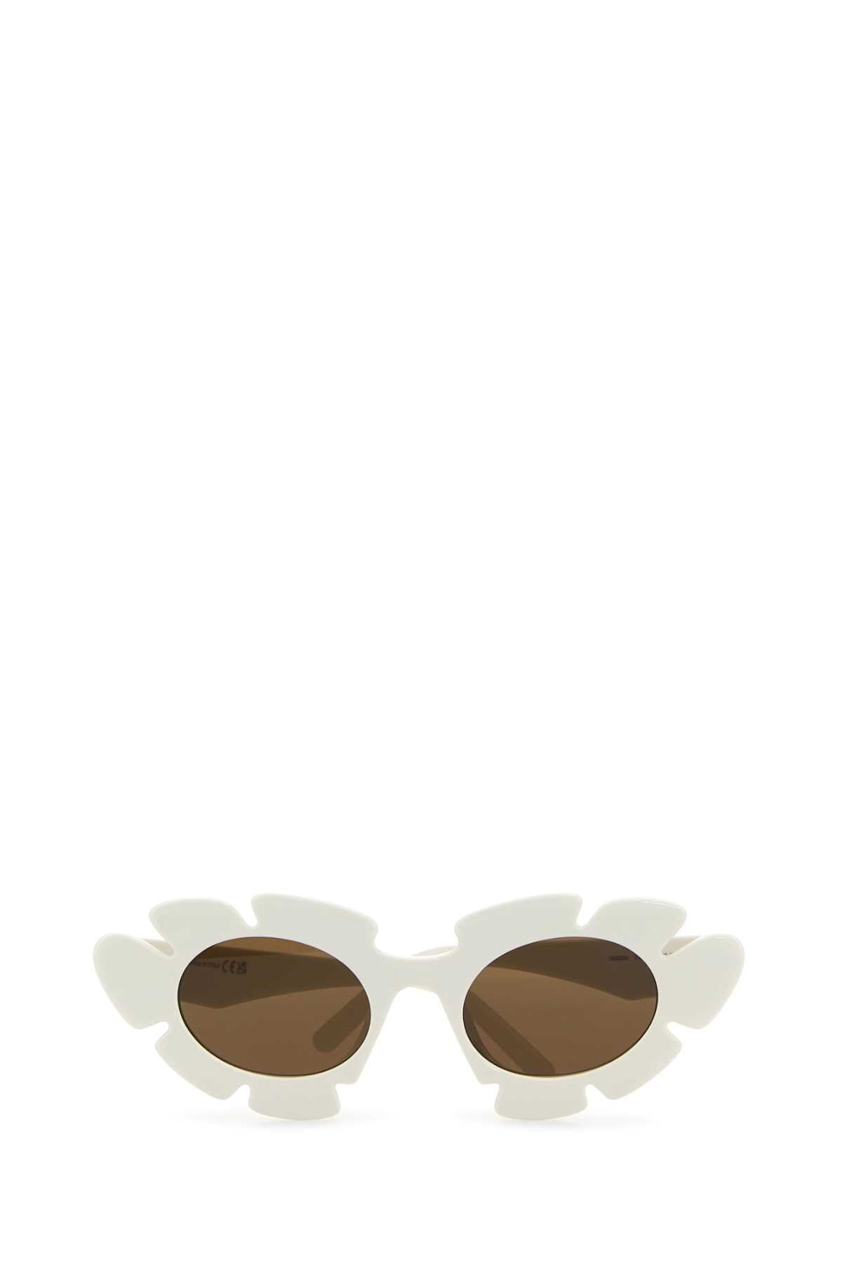 Loewe Unisex White Acetate Sunglasses LOEWE