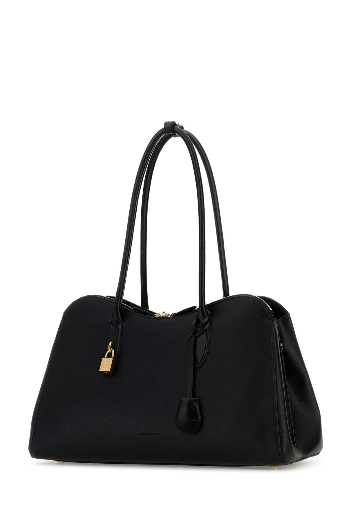 Stella Mccartney Women Black Synthetic Leather Ryder Shopping Bag STELLA MCCARTNEY