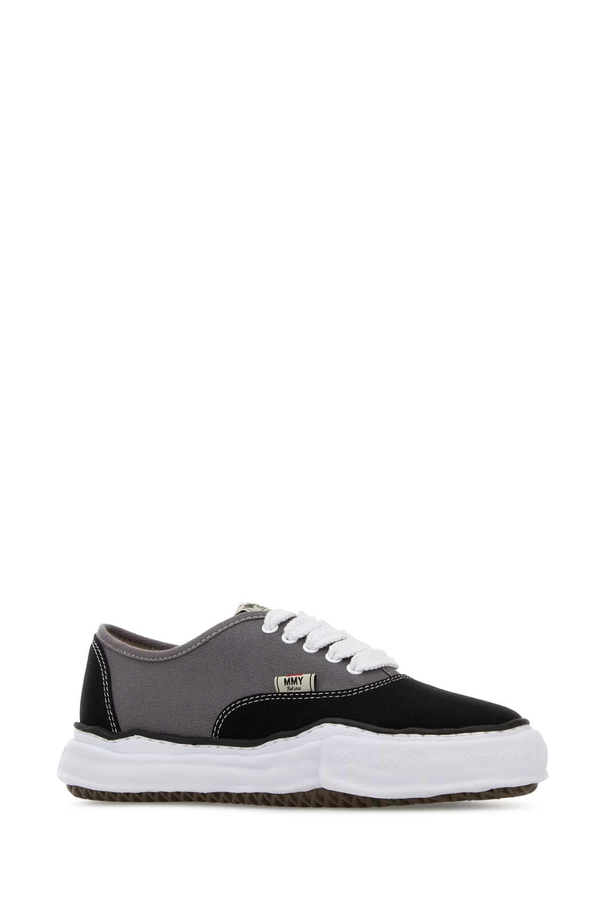Maison Mihara Yasuhiro Men Two-Tone Canvas Sneakers MAISON MIHARA YASUHIRO