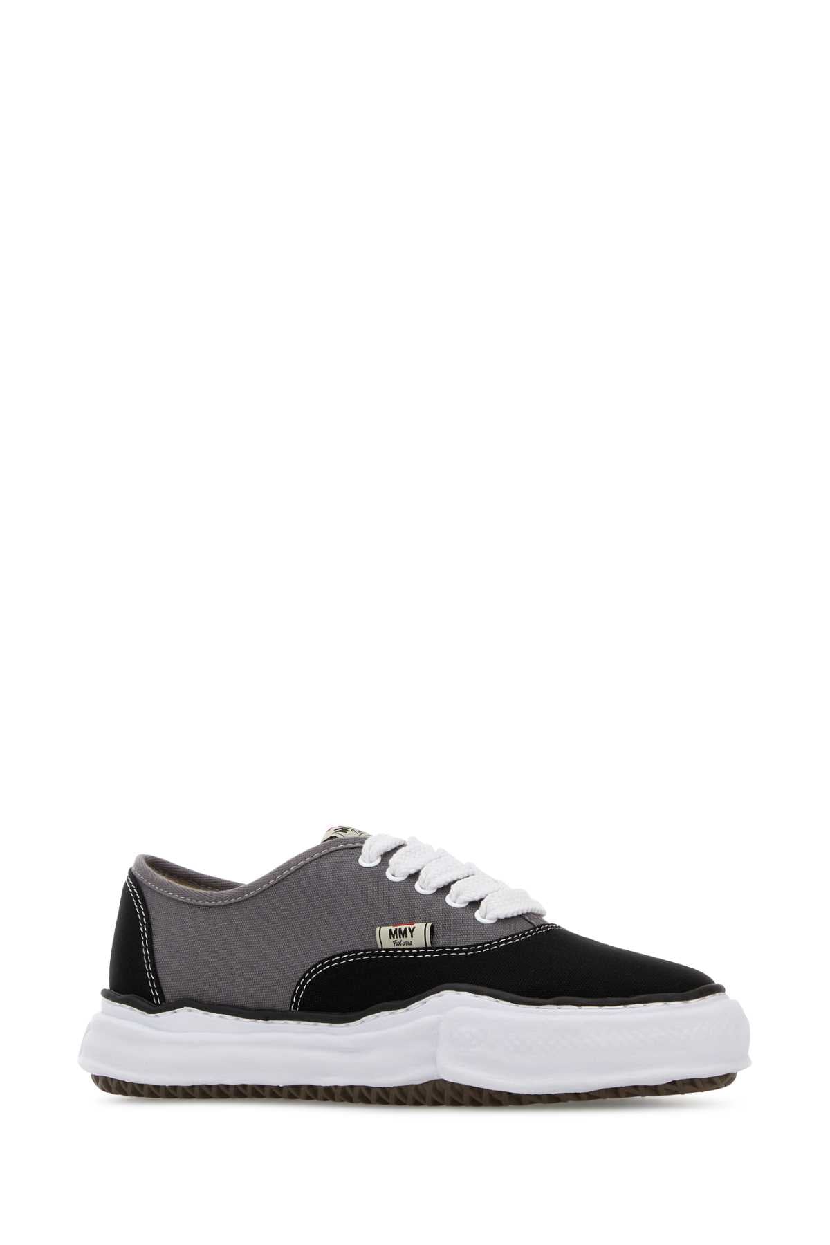 Maison Mihara Yasuhiro Men Two-Tone Canvas Sneakers MAISON MIHARA YASUHIRO