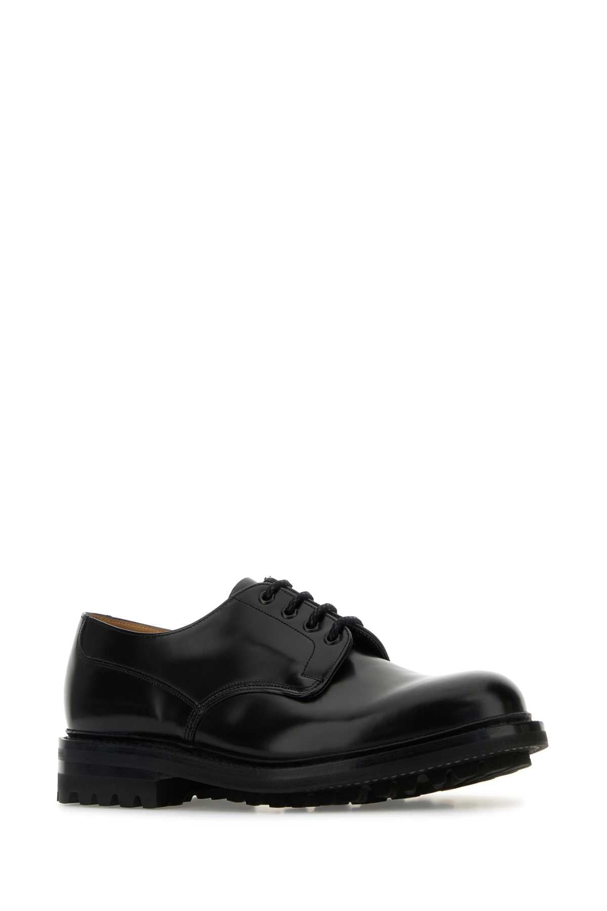Church's Men Black Leather Mc Neil Lw Lace-Up Shoes CHURCH'S