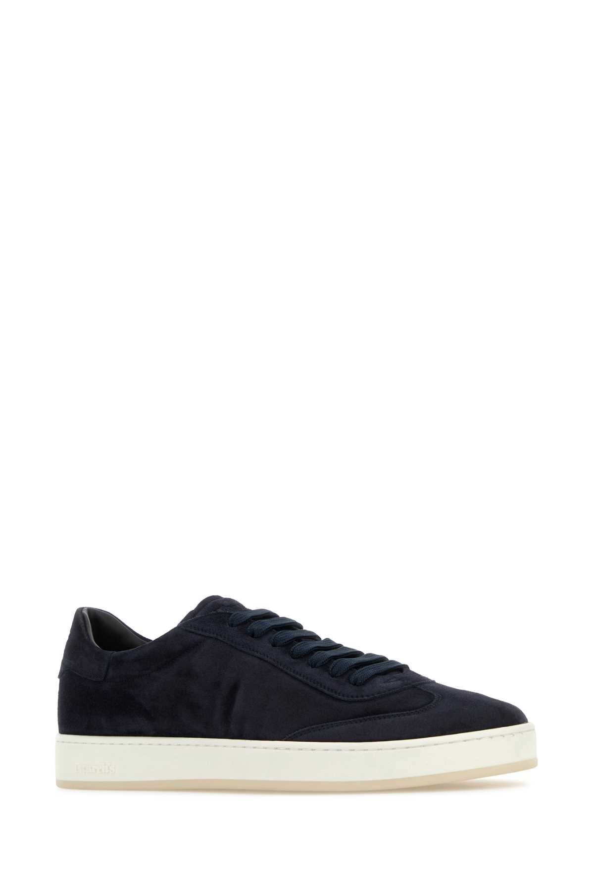 Church's Men Navy Blue Suede Largs 2 Sneakers CHURCH'S