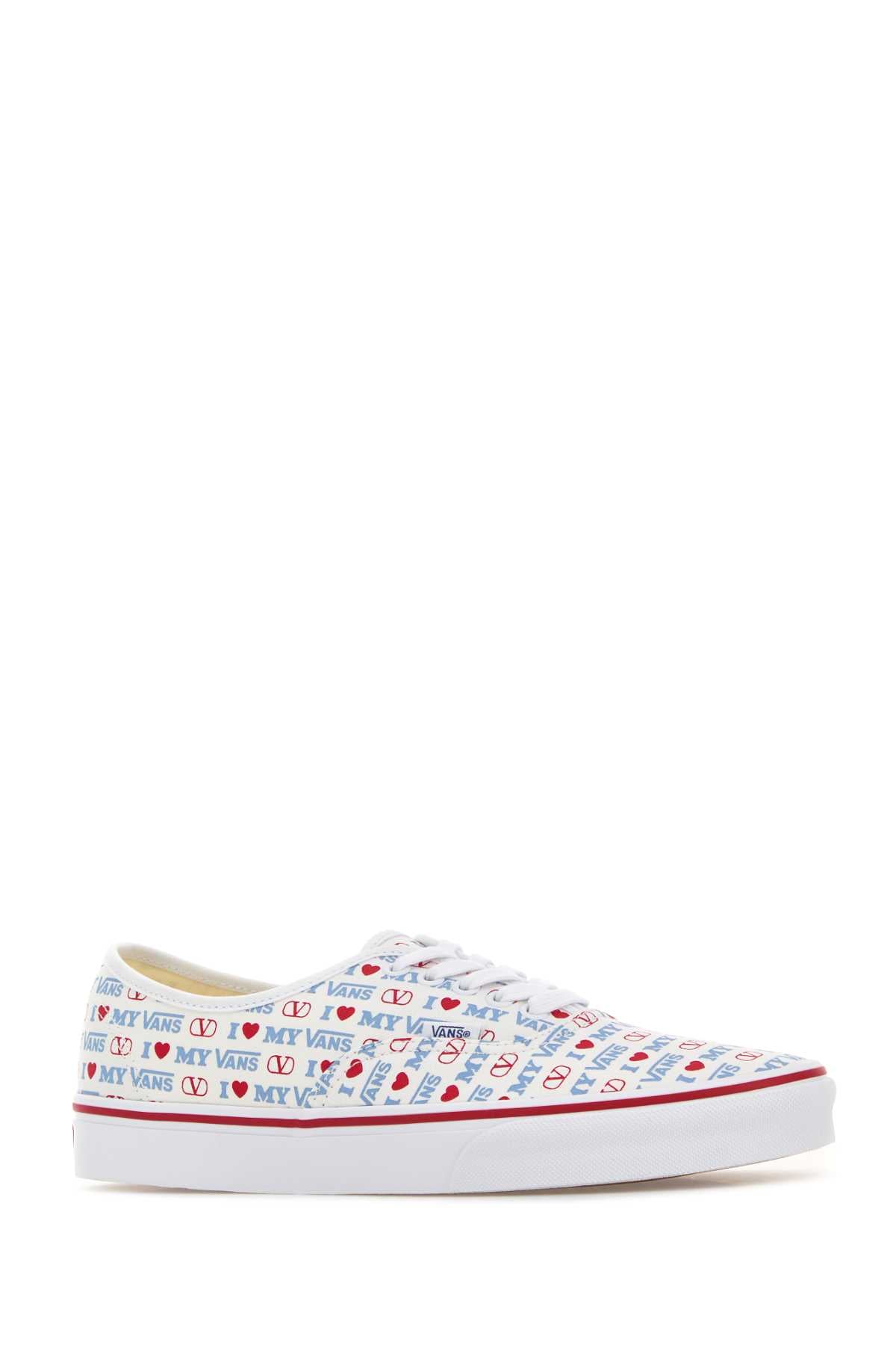 Valentino Garavani Men Printed Canvas Valentino Garavani X Vans Sneakers VALENTINO GARAVANI