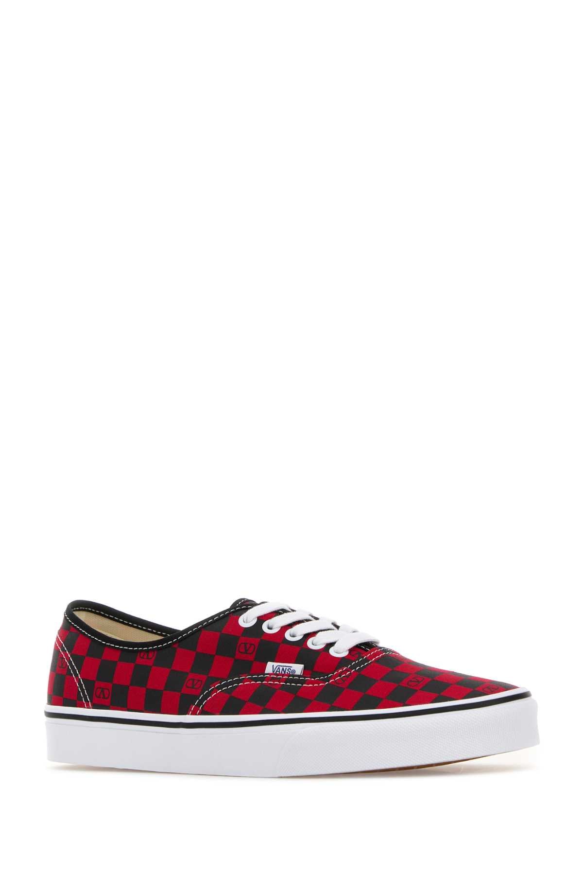 Valentino Garavani Men Printed Canvas Valentino Garavani X Vans Sneakers VALENTINO GARAVANI