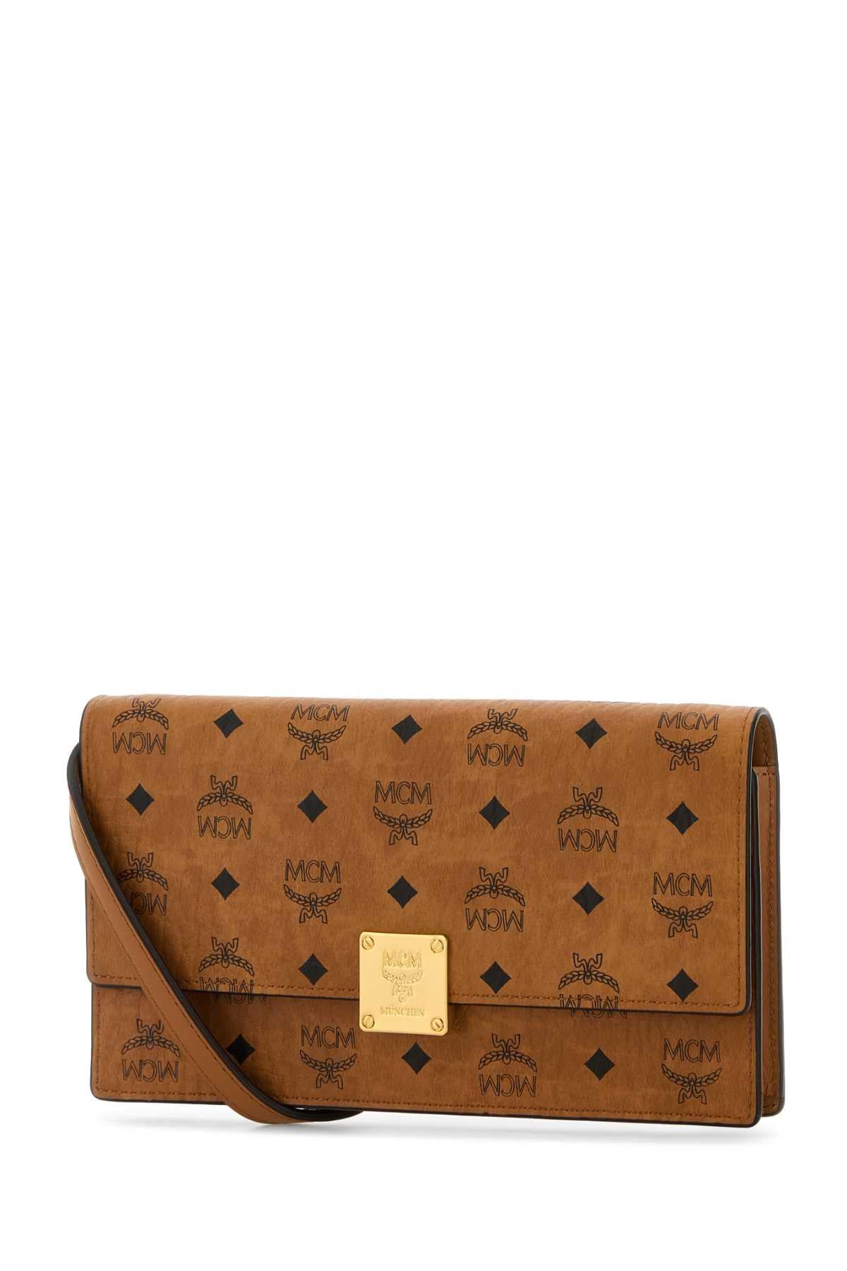 Mcm Women Printed Canvas Aren Wallet MCM