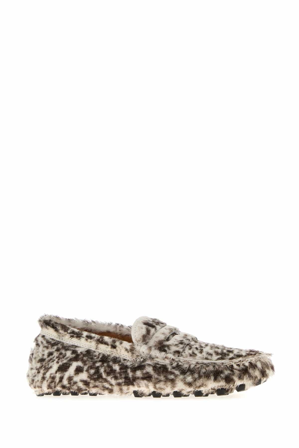 Tod's Women Printed Calf Hair Loafers TOD'S