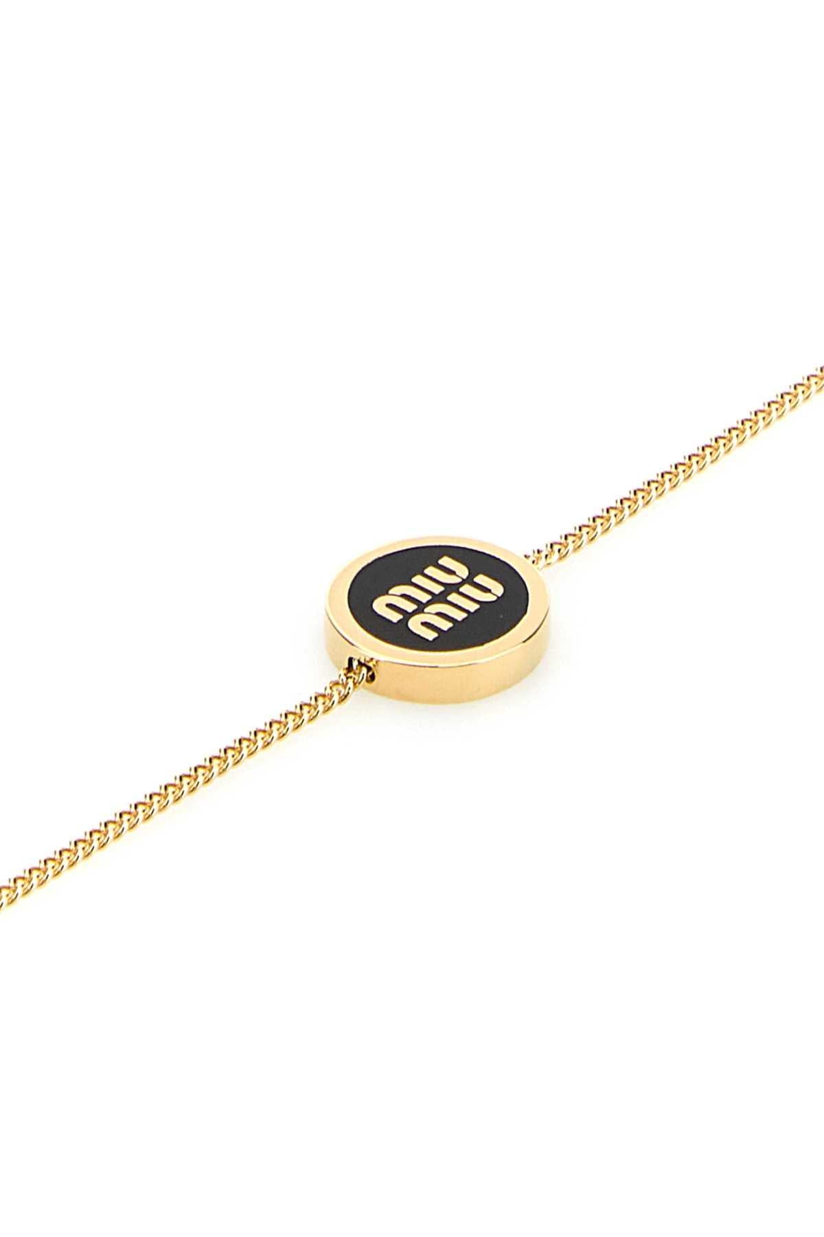 Miu Miu Women Gold Metal Bracelet MIU MIU